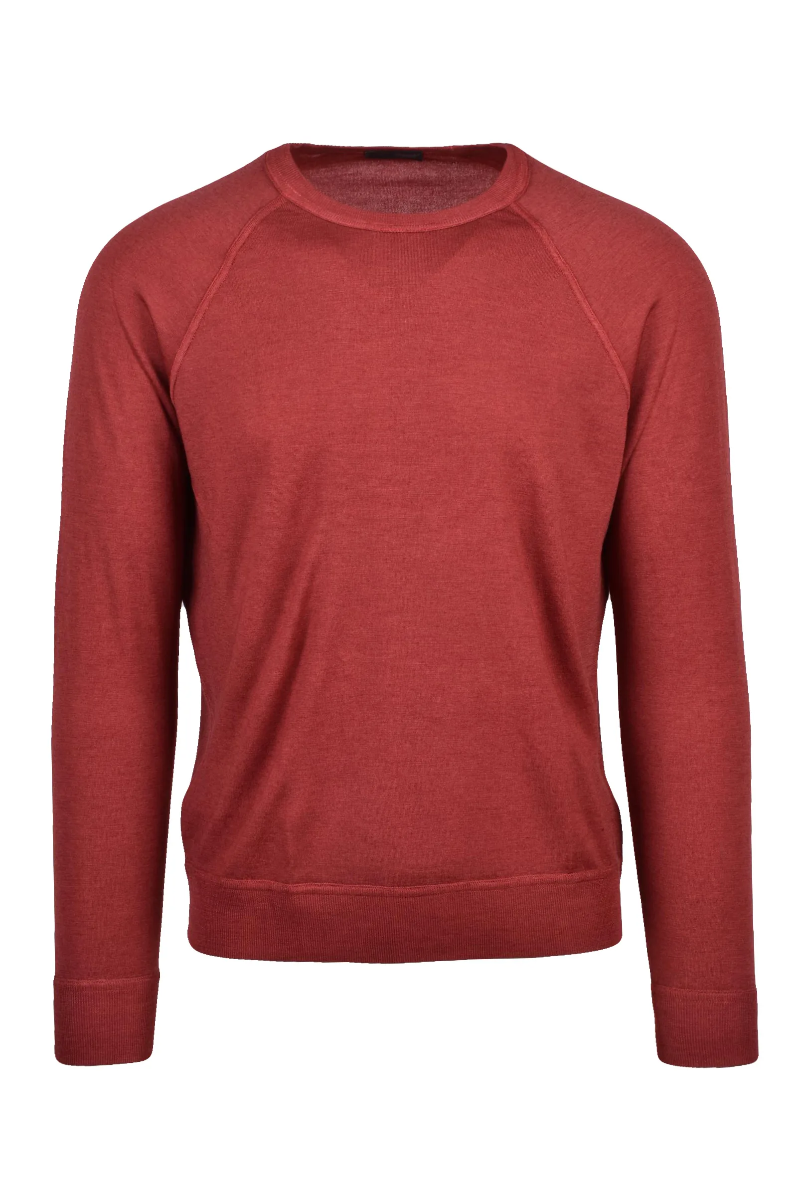 Maglia Pullover Girocollo Rosso