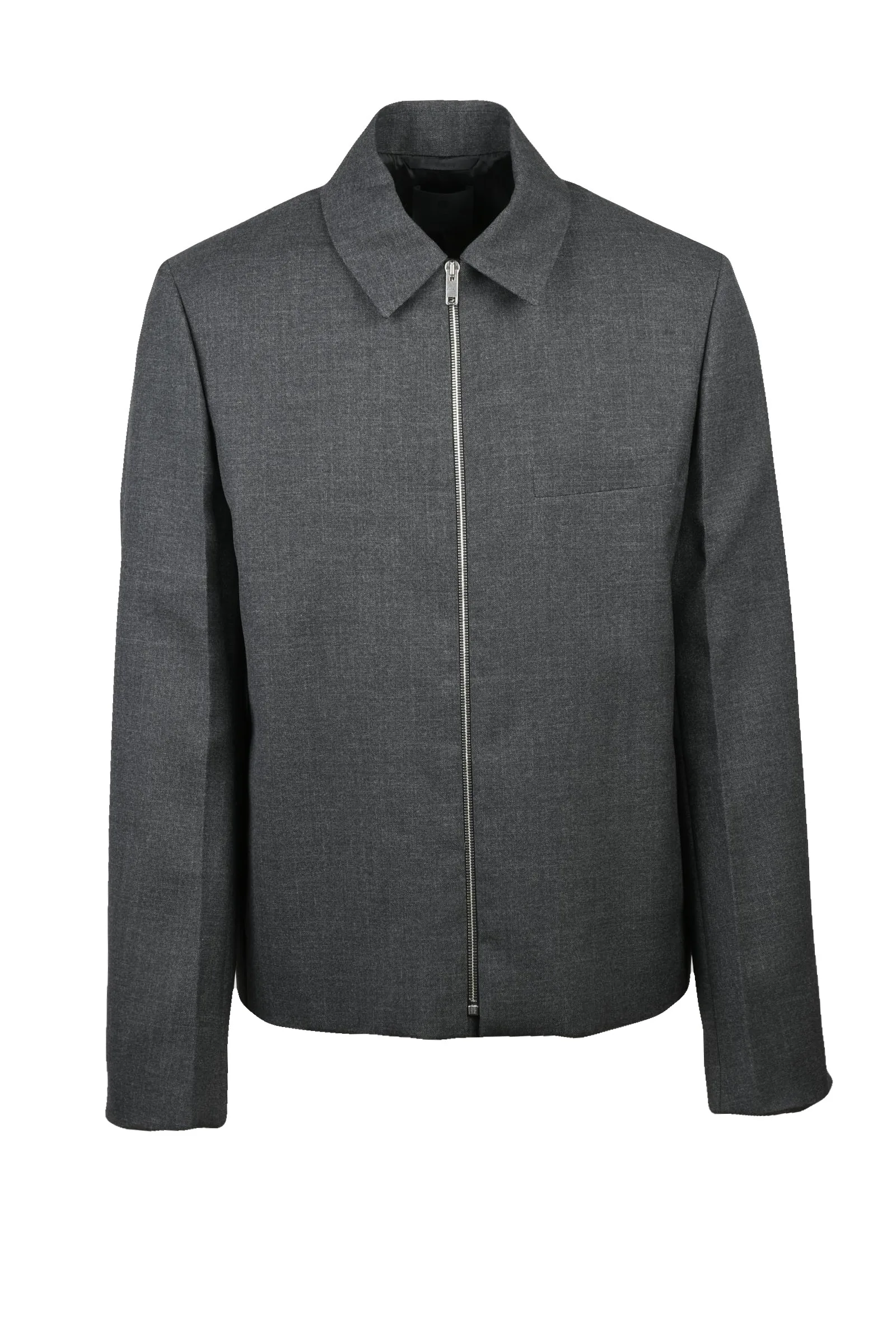 Graue Jacke