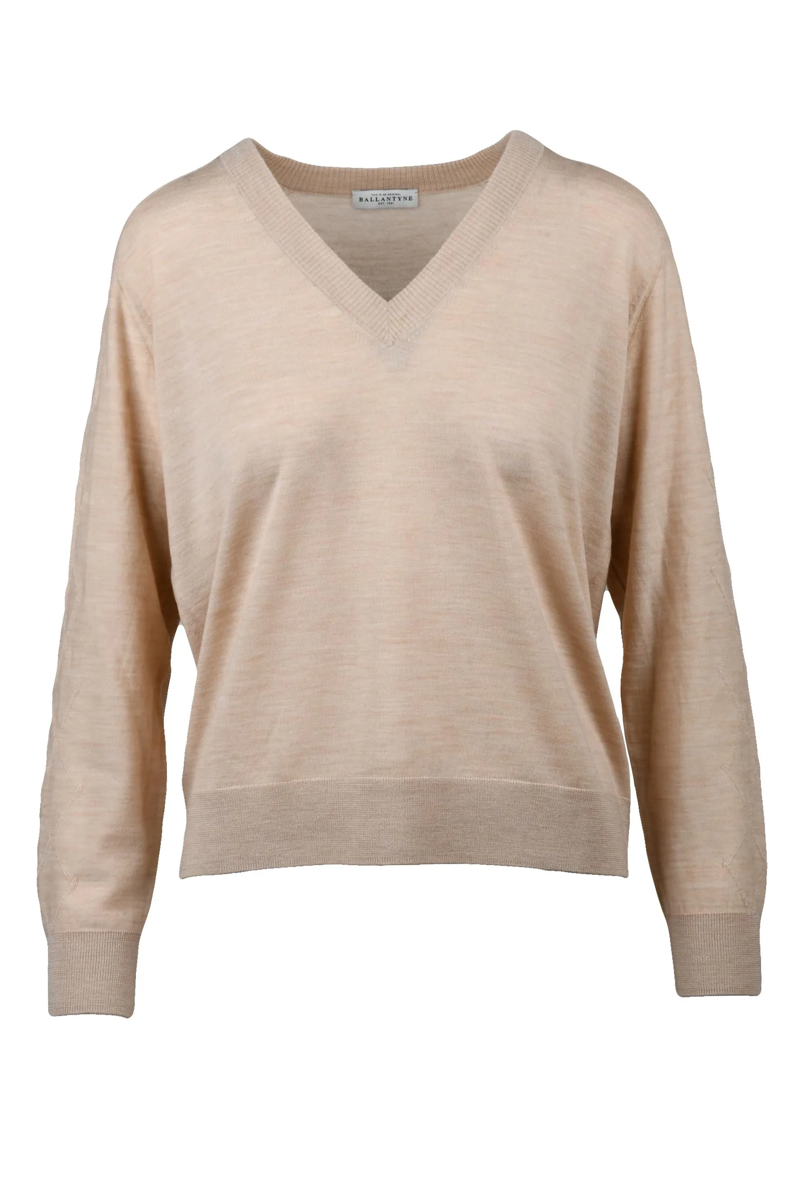 Maglioncino a V Beige