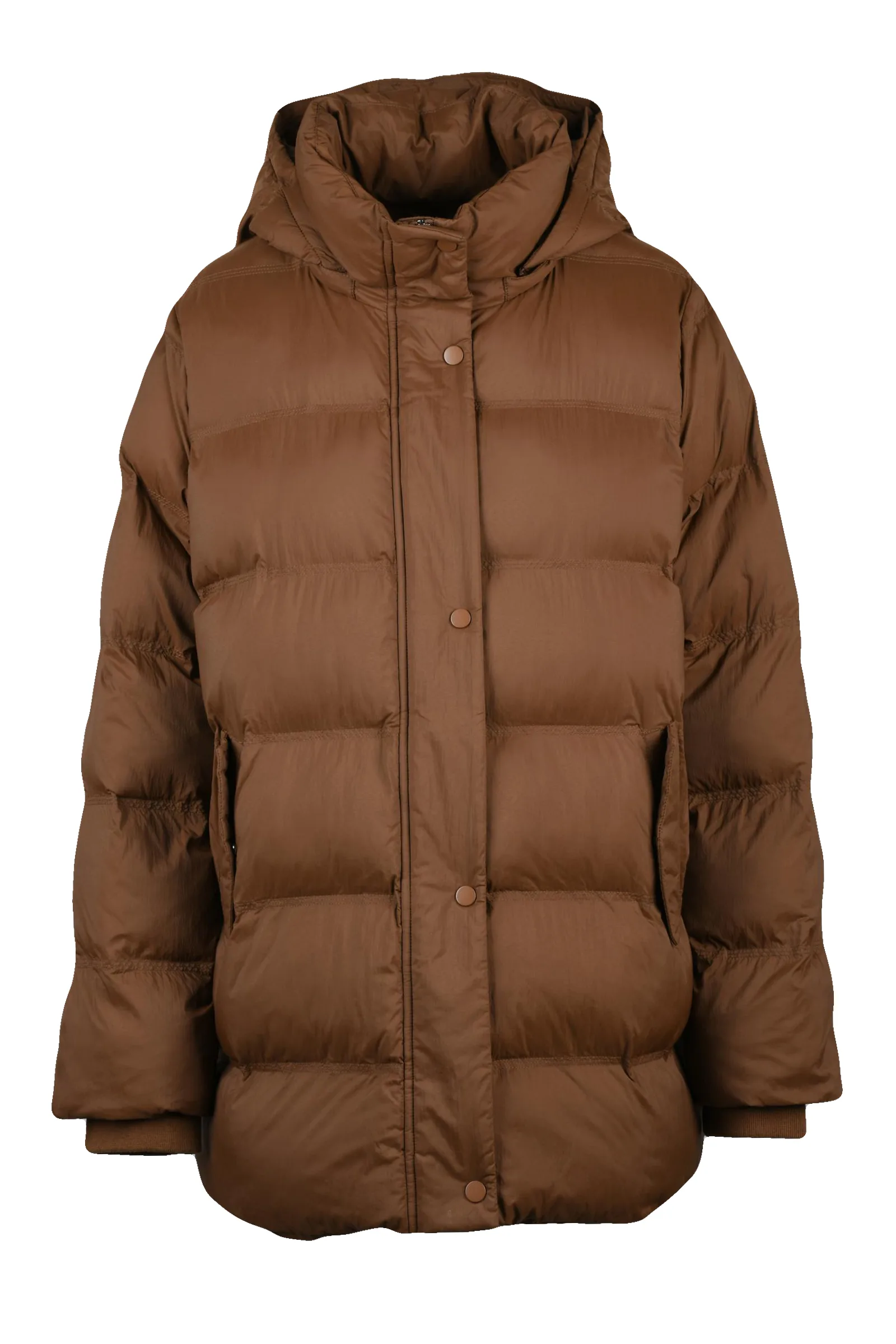 Braune Daunenjacke