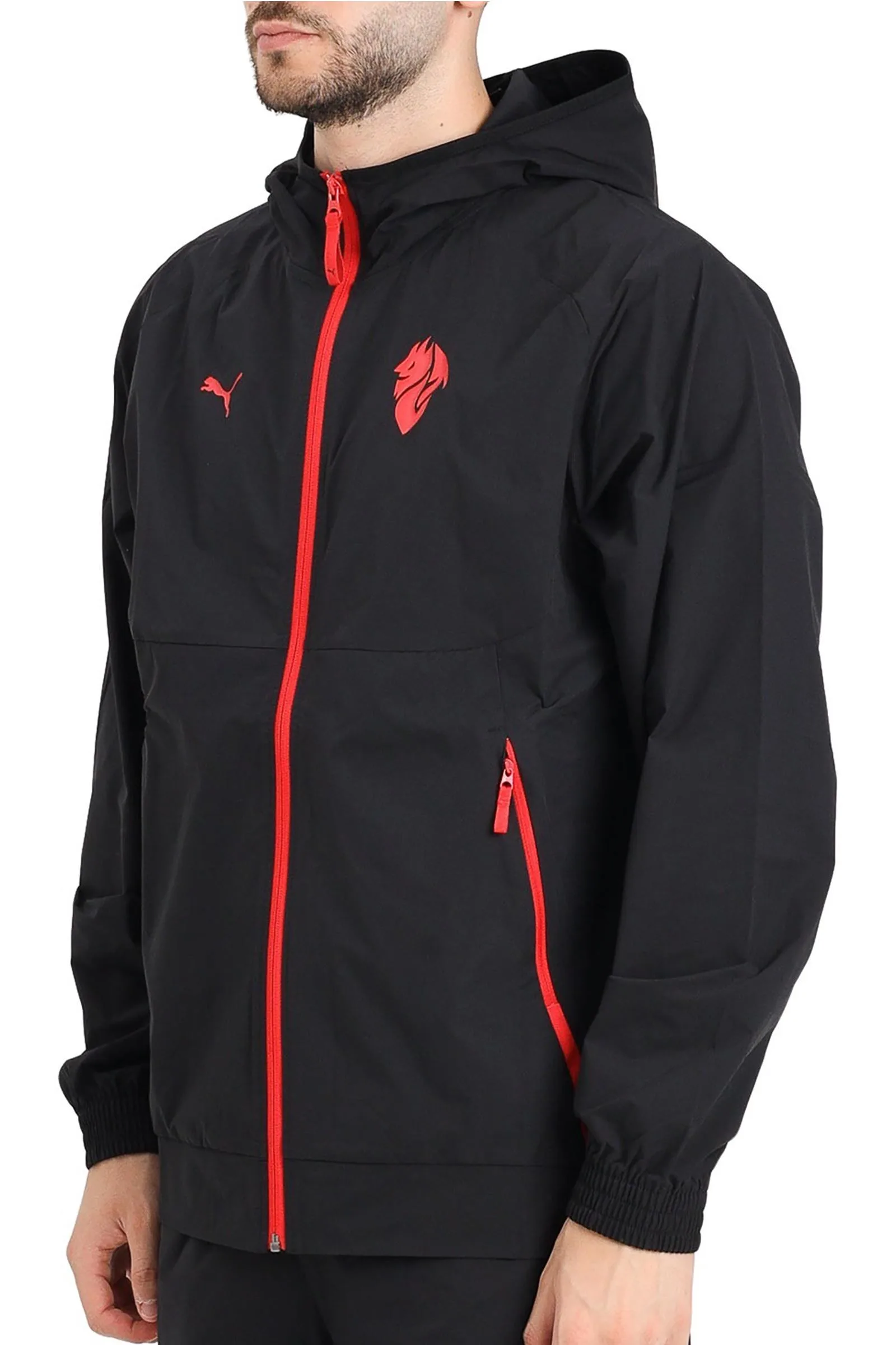 Black Windproof Jacket