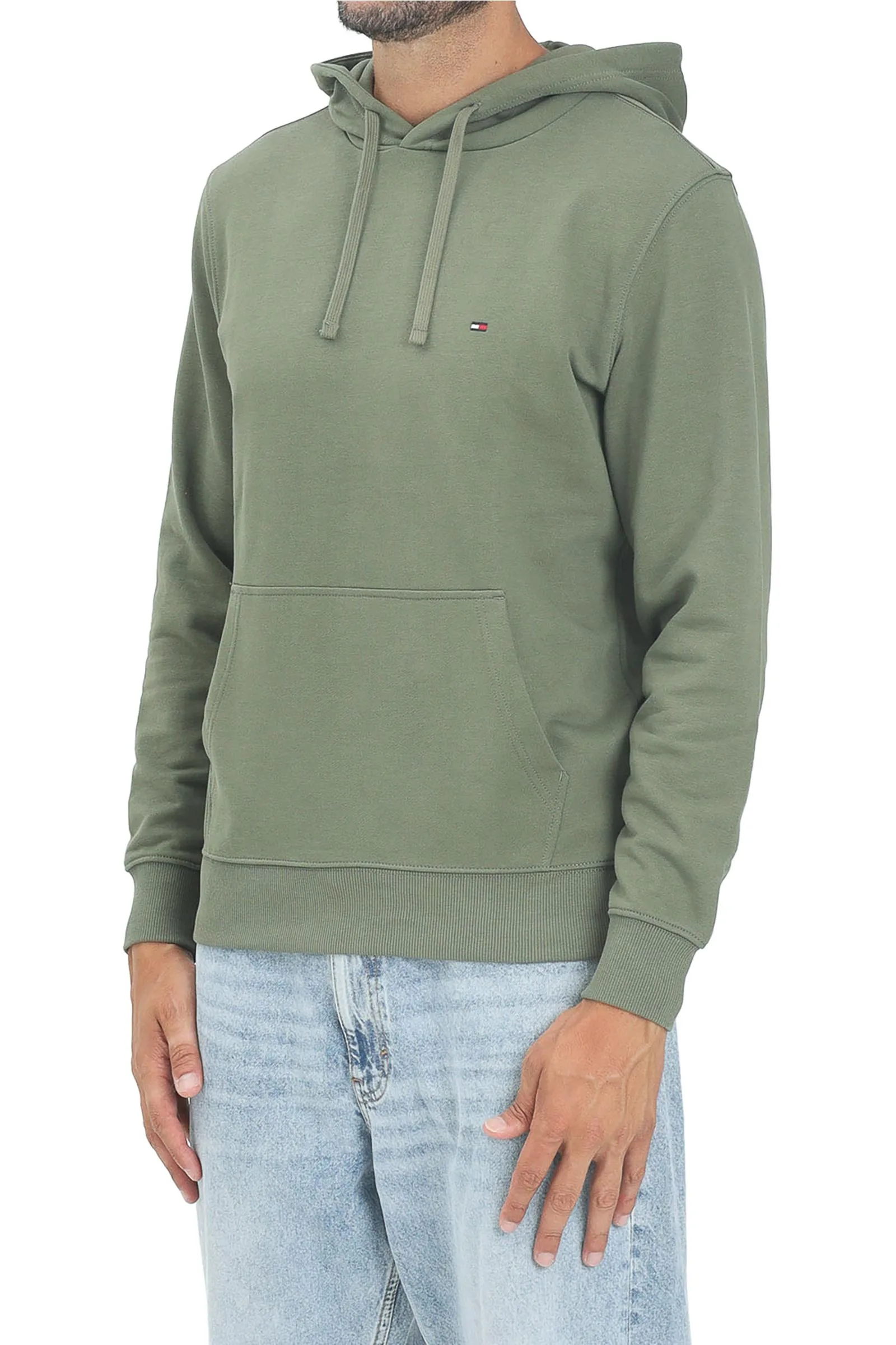 Grüner Kapuzenpullover