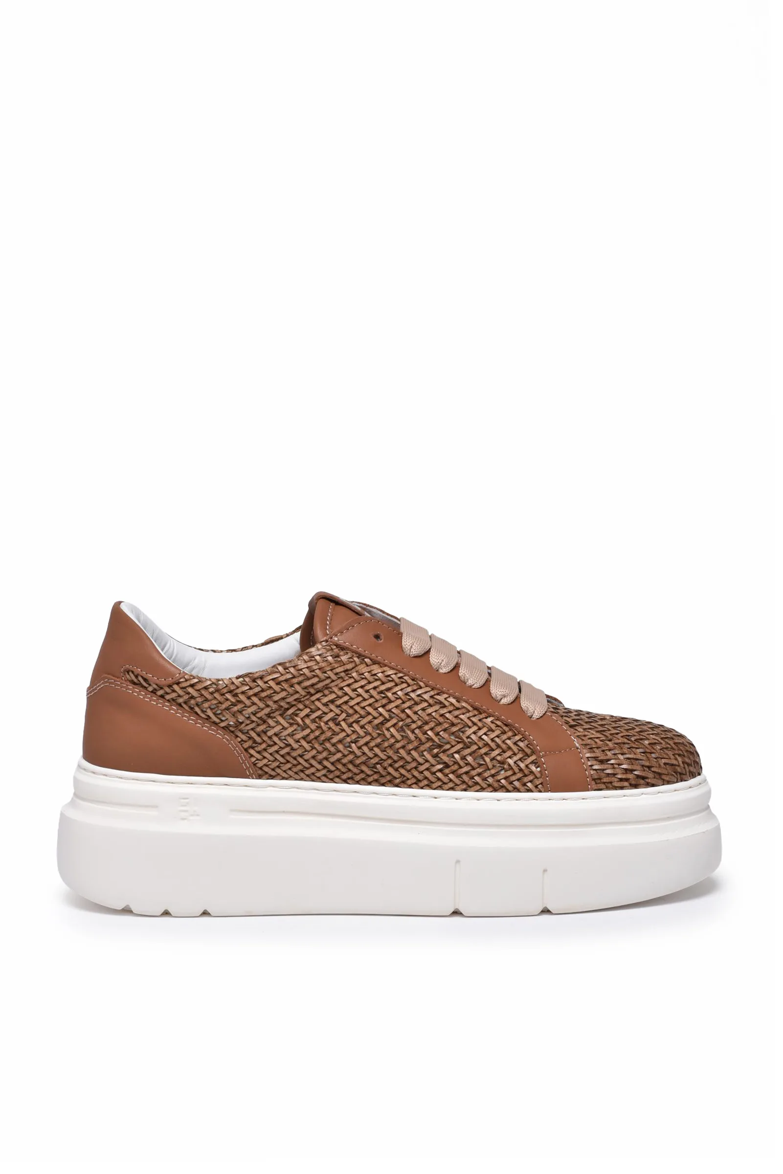 Sneakers Zeppa Marrone