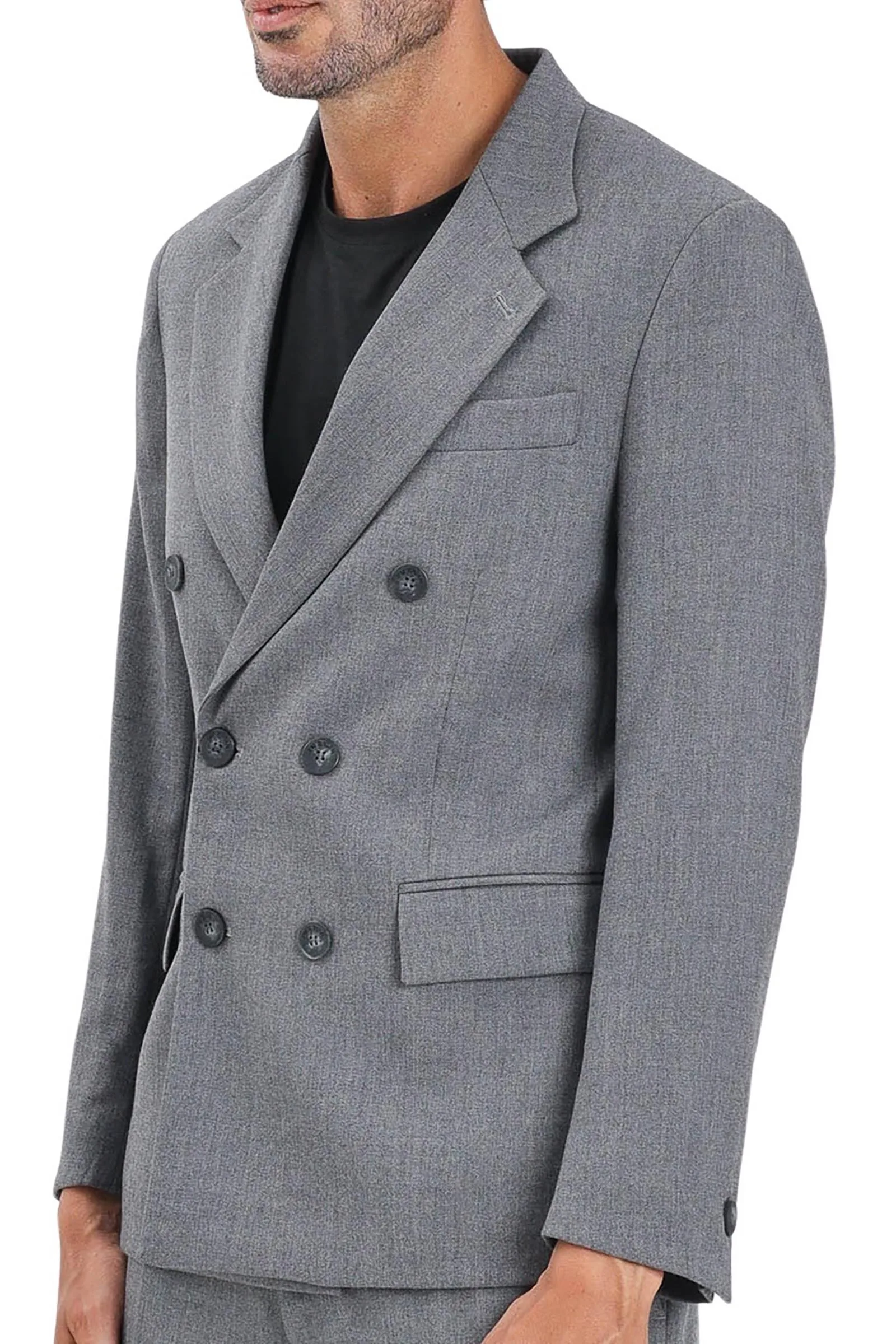 Graue Jacke