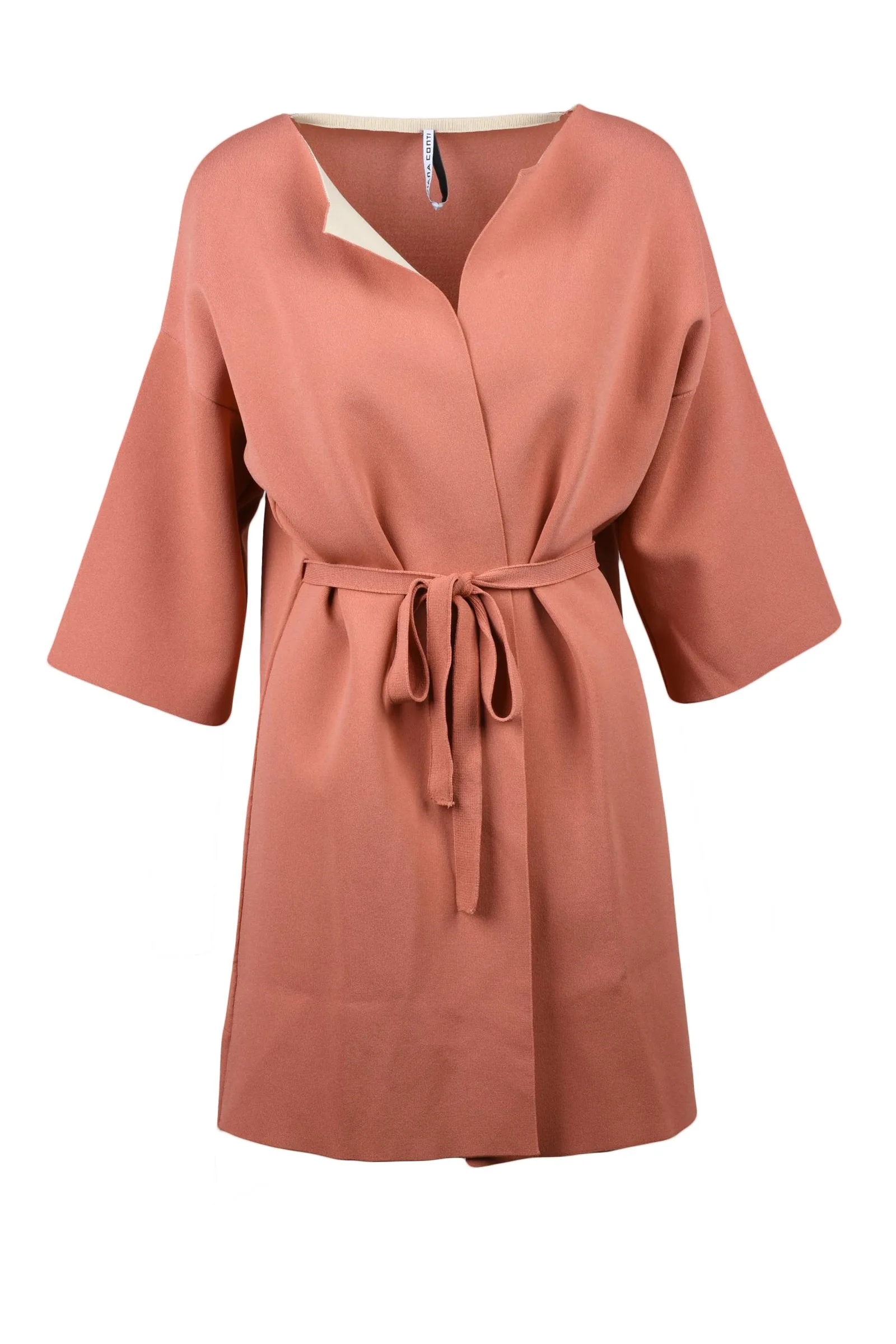 Cardigan Lungo Rosa
