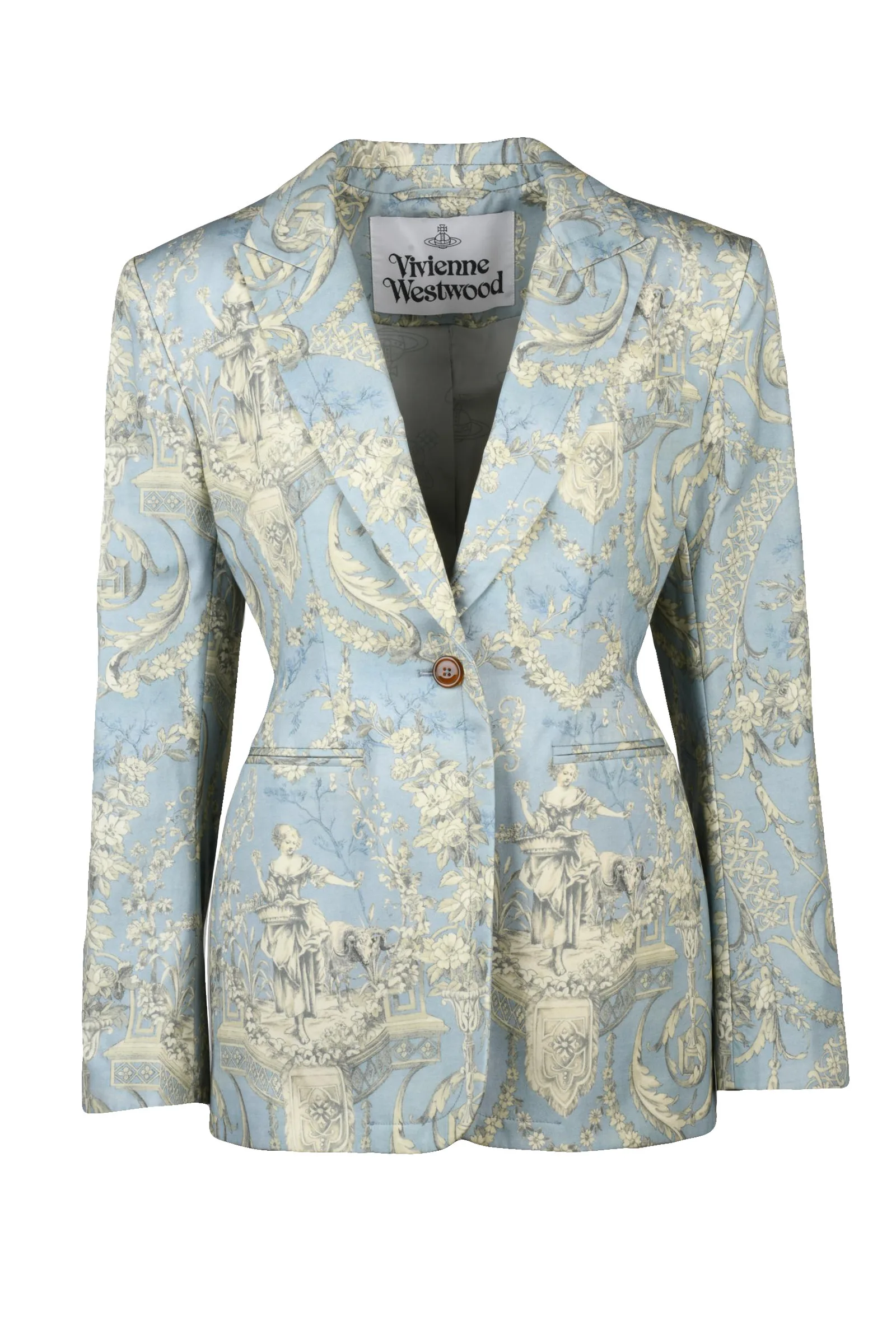 Hellblaue Jacke