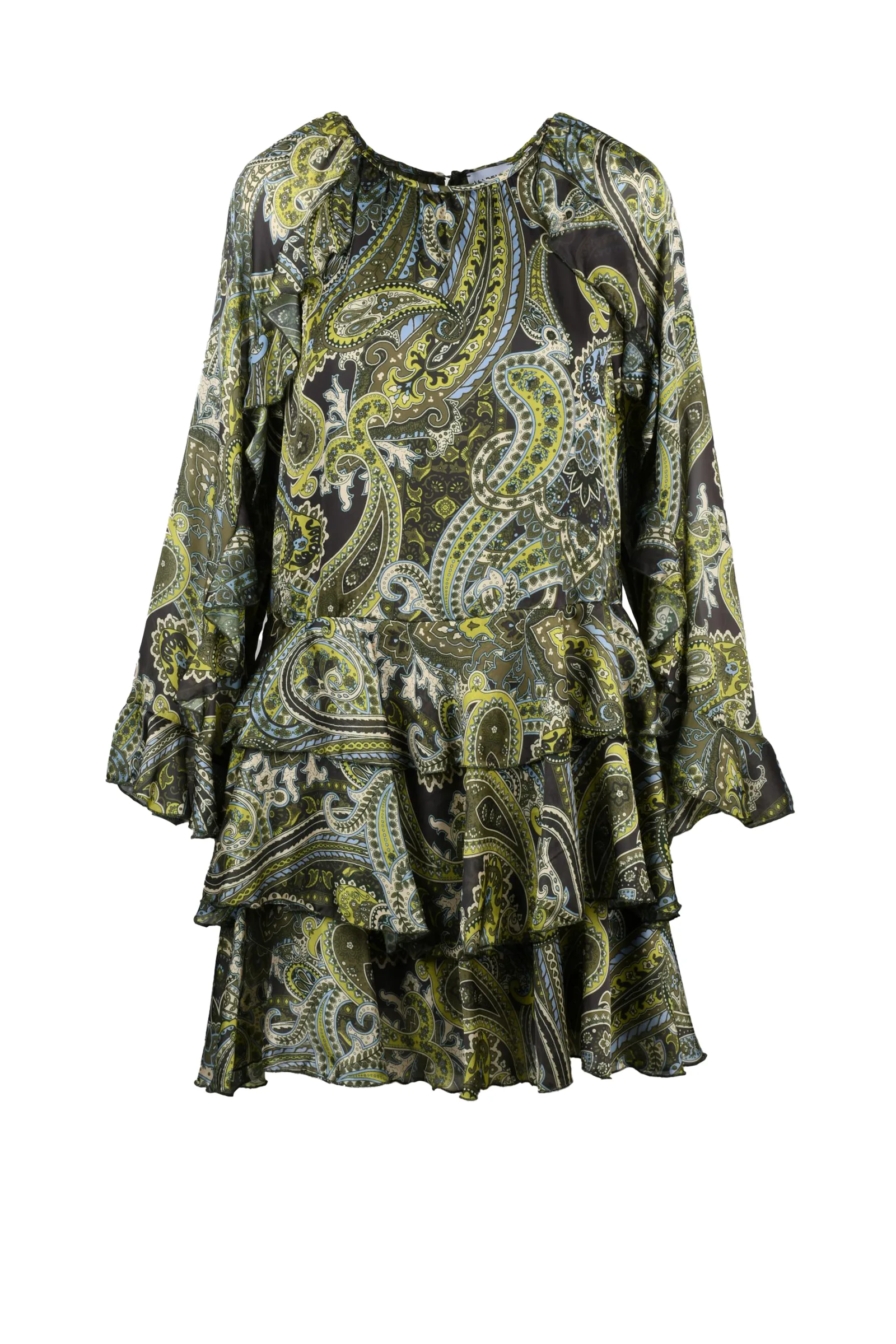 Kurzes grünes Kleid