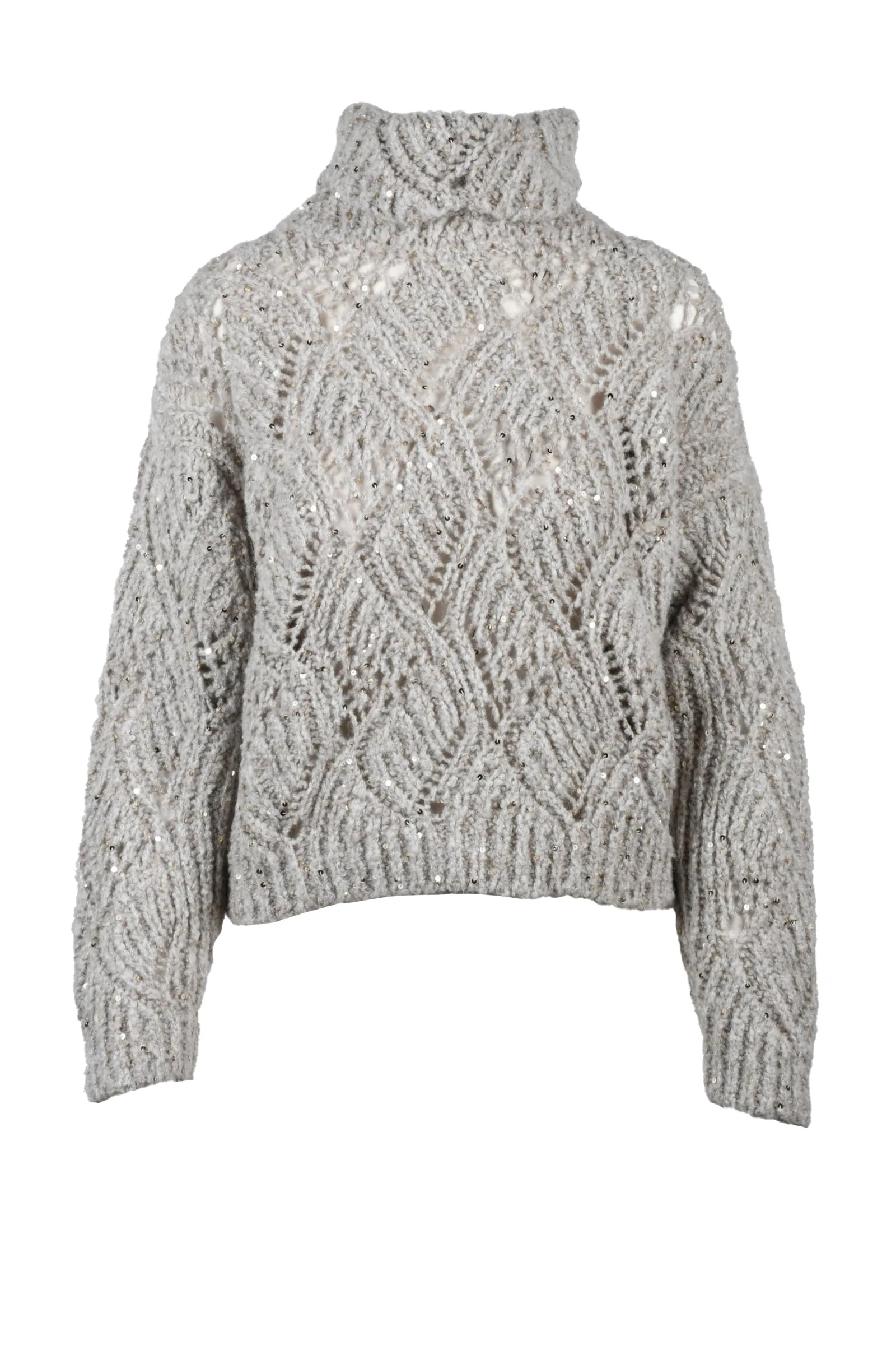 Beigefarbener Pullover