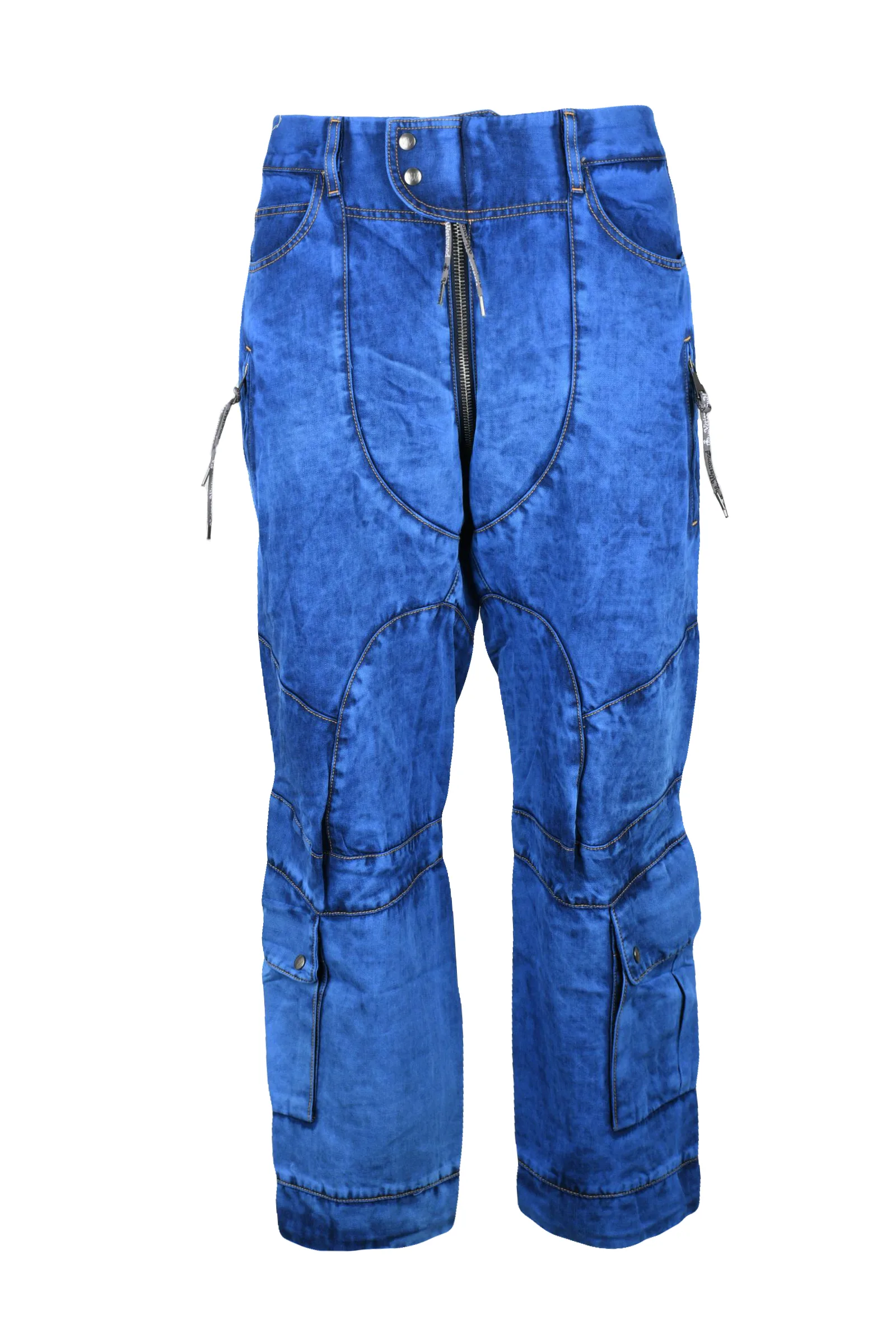 Pantalone Chap Track Blu
