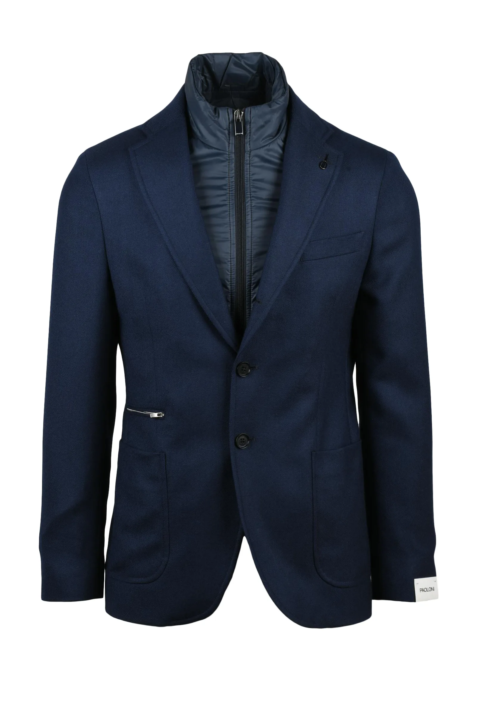 Blaue Jacke
