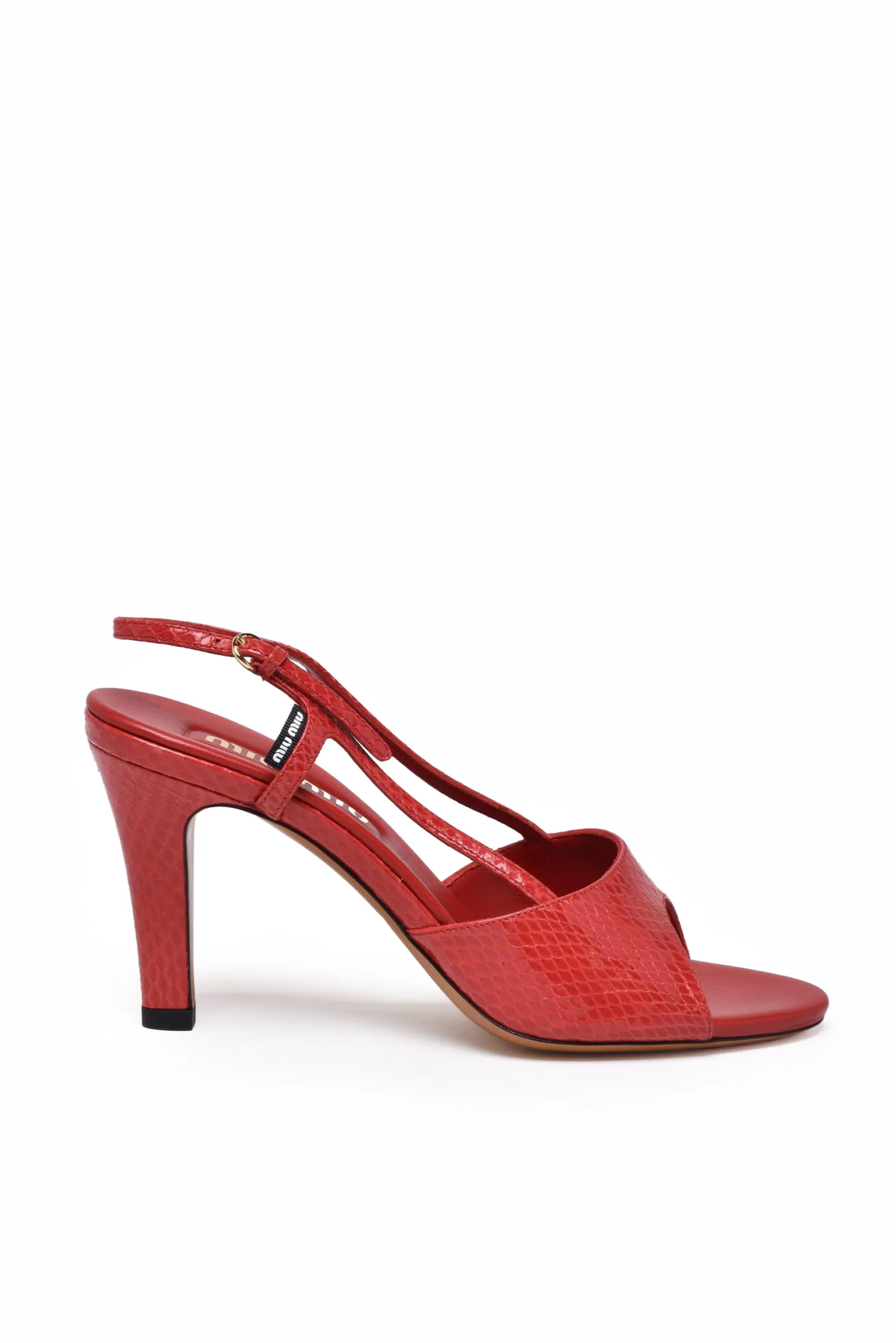 Rote Sandale