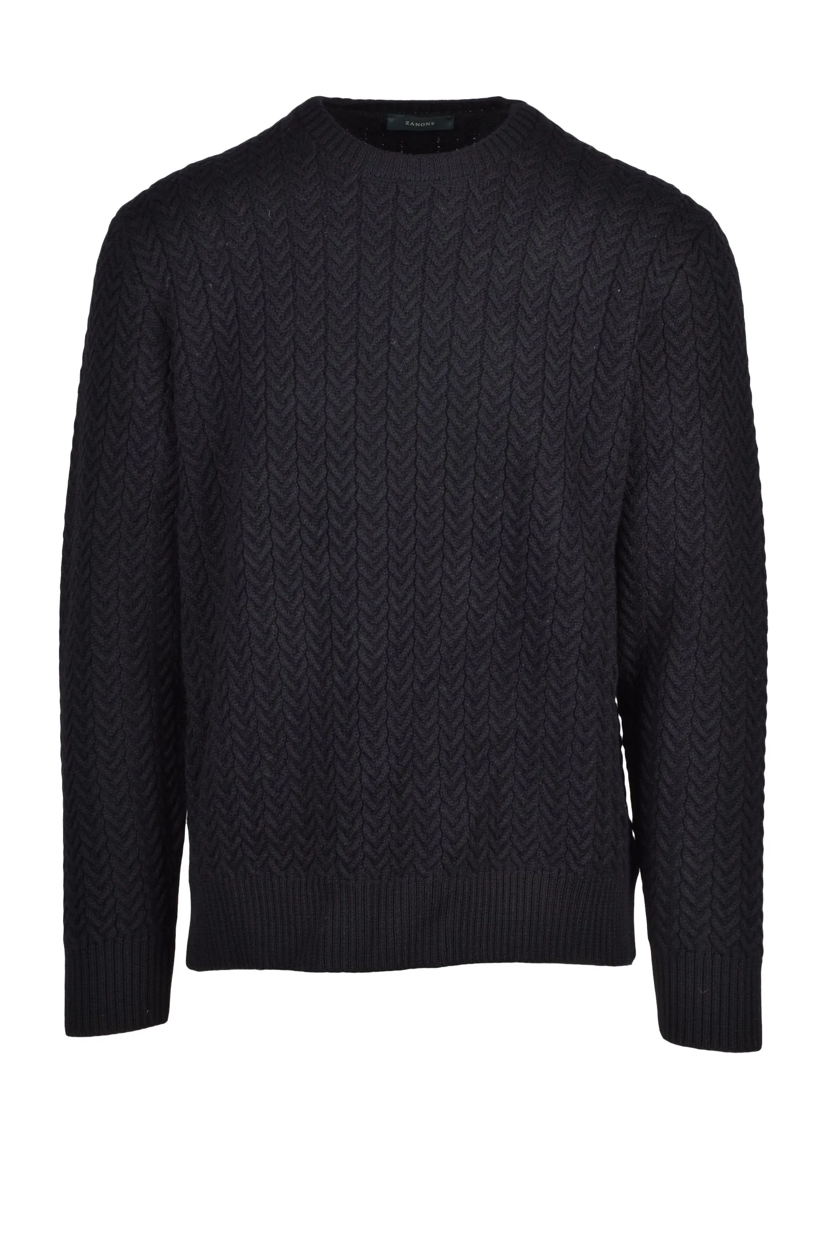 Schwarzer Pullover