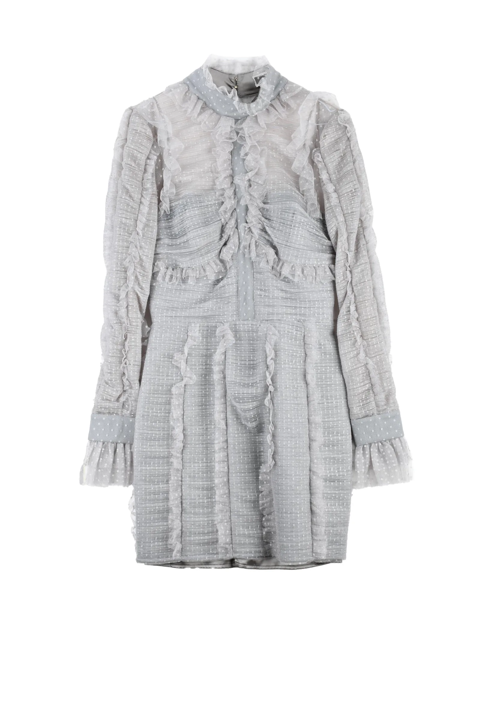 Tubino in Tulle Grigio