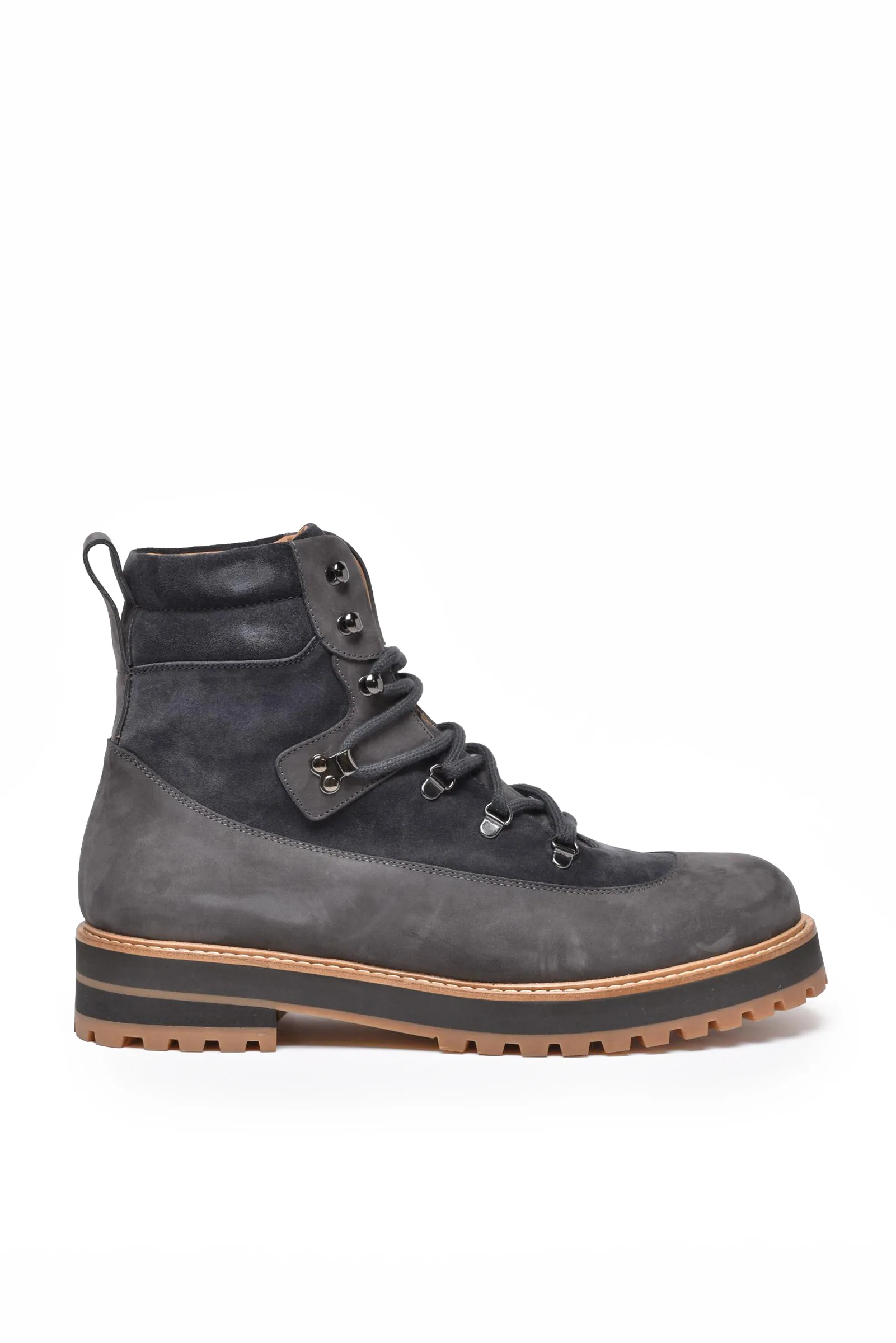 Graue Stiefeletten