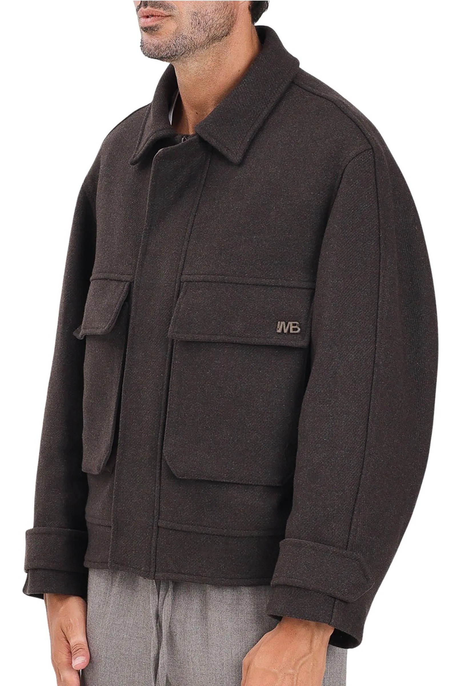 Braune Jacke