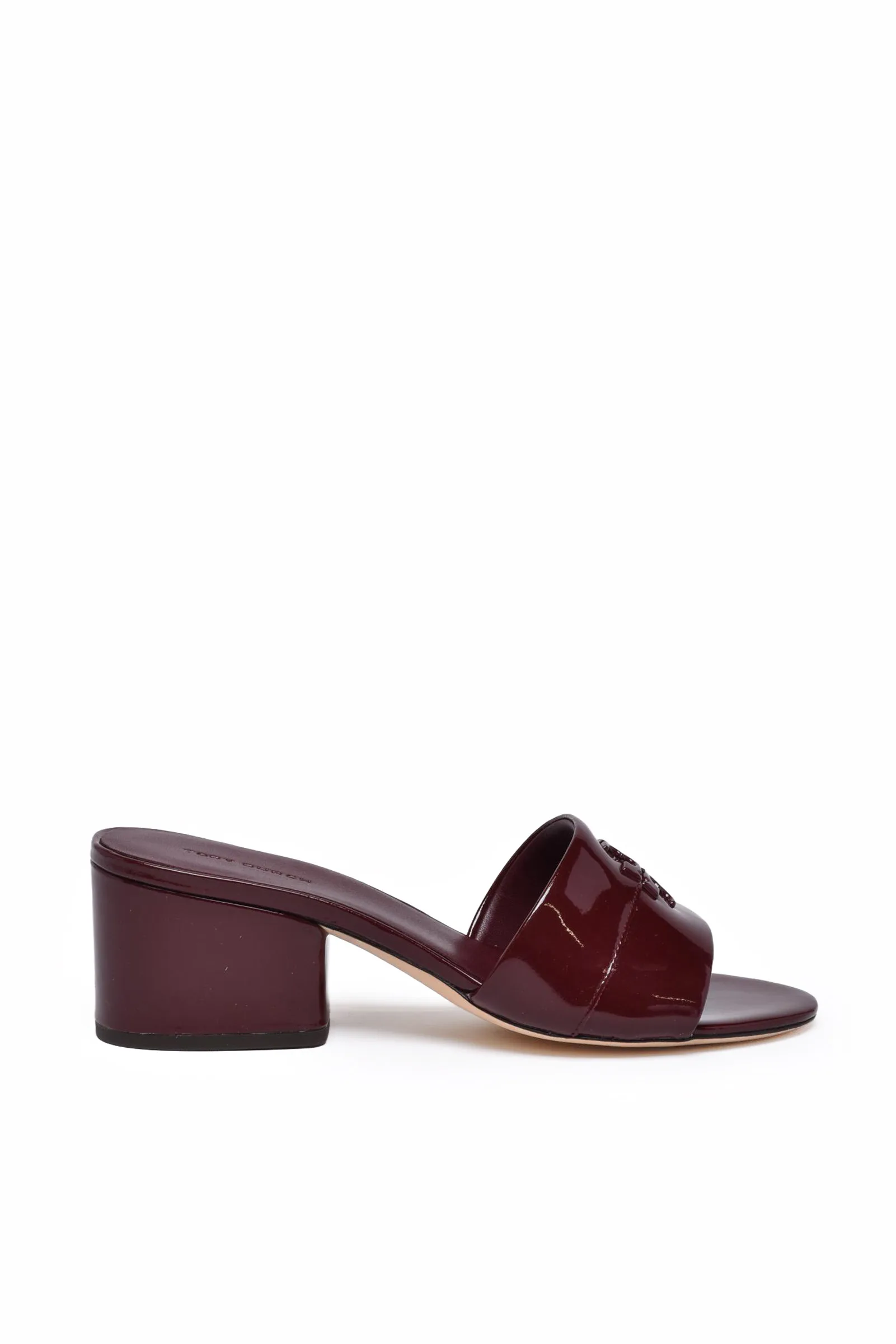 Mules in Vernice Rosse