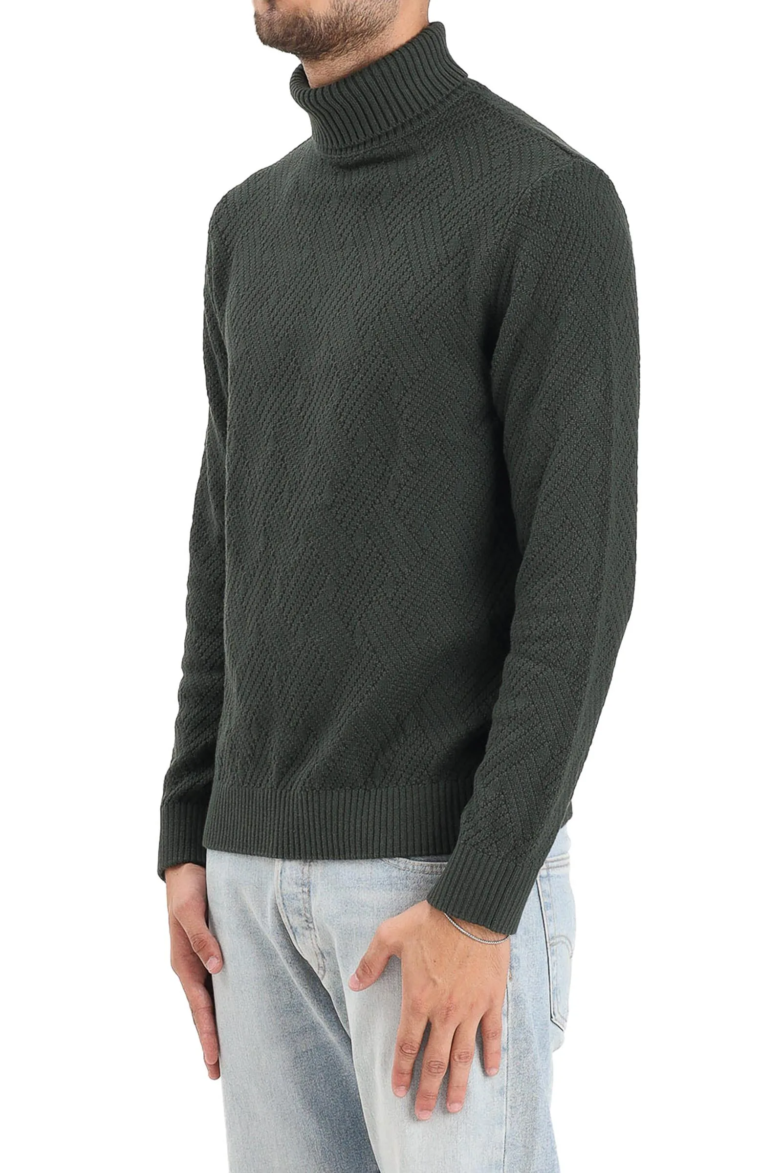 Zielony sweter