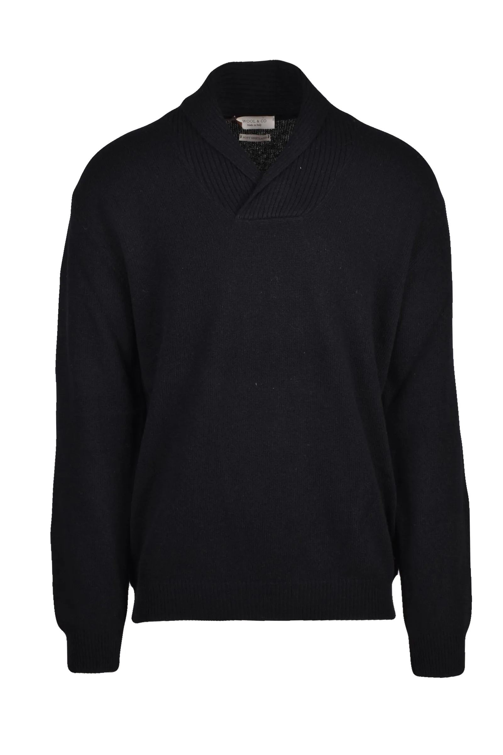 Wool & Co. Schwarzes Pullovershirt