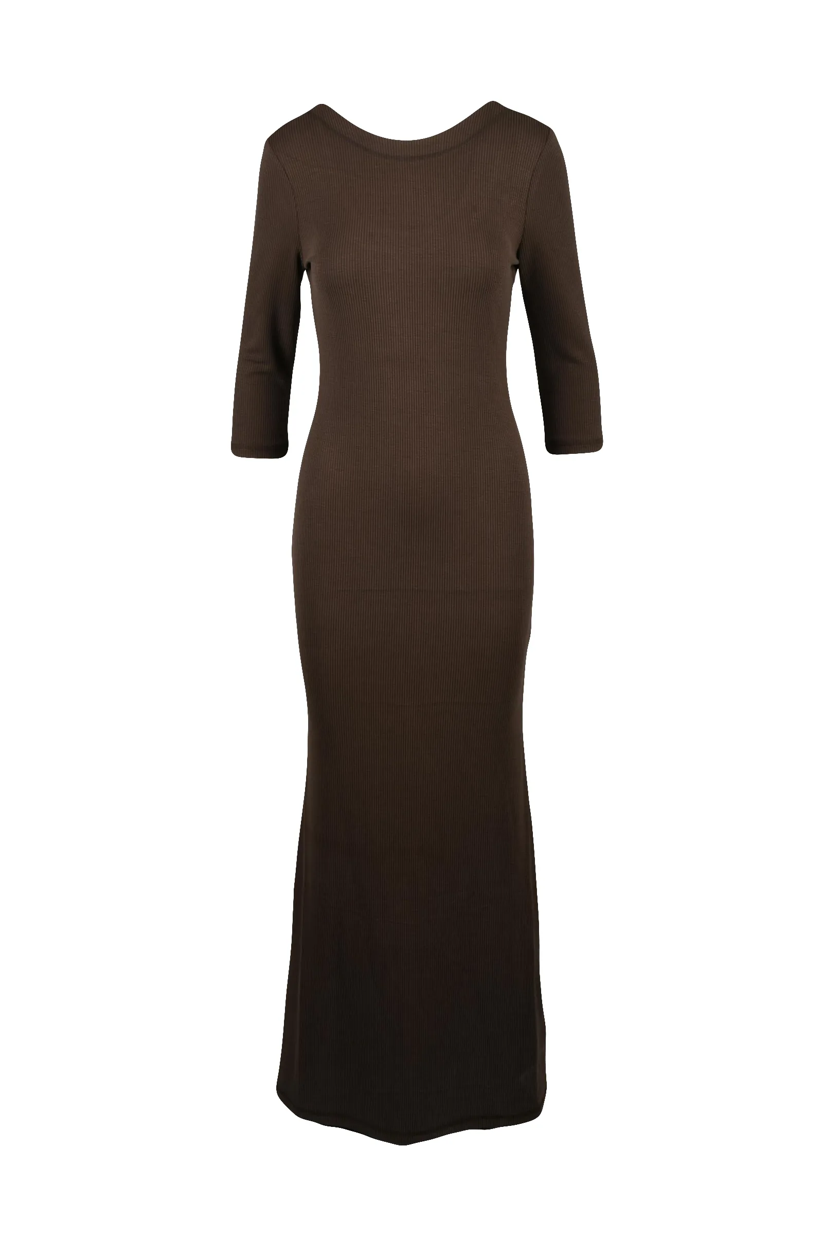 Braunes Damenkleid