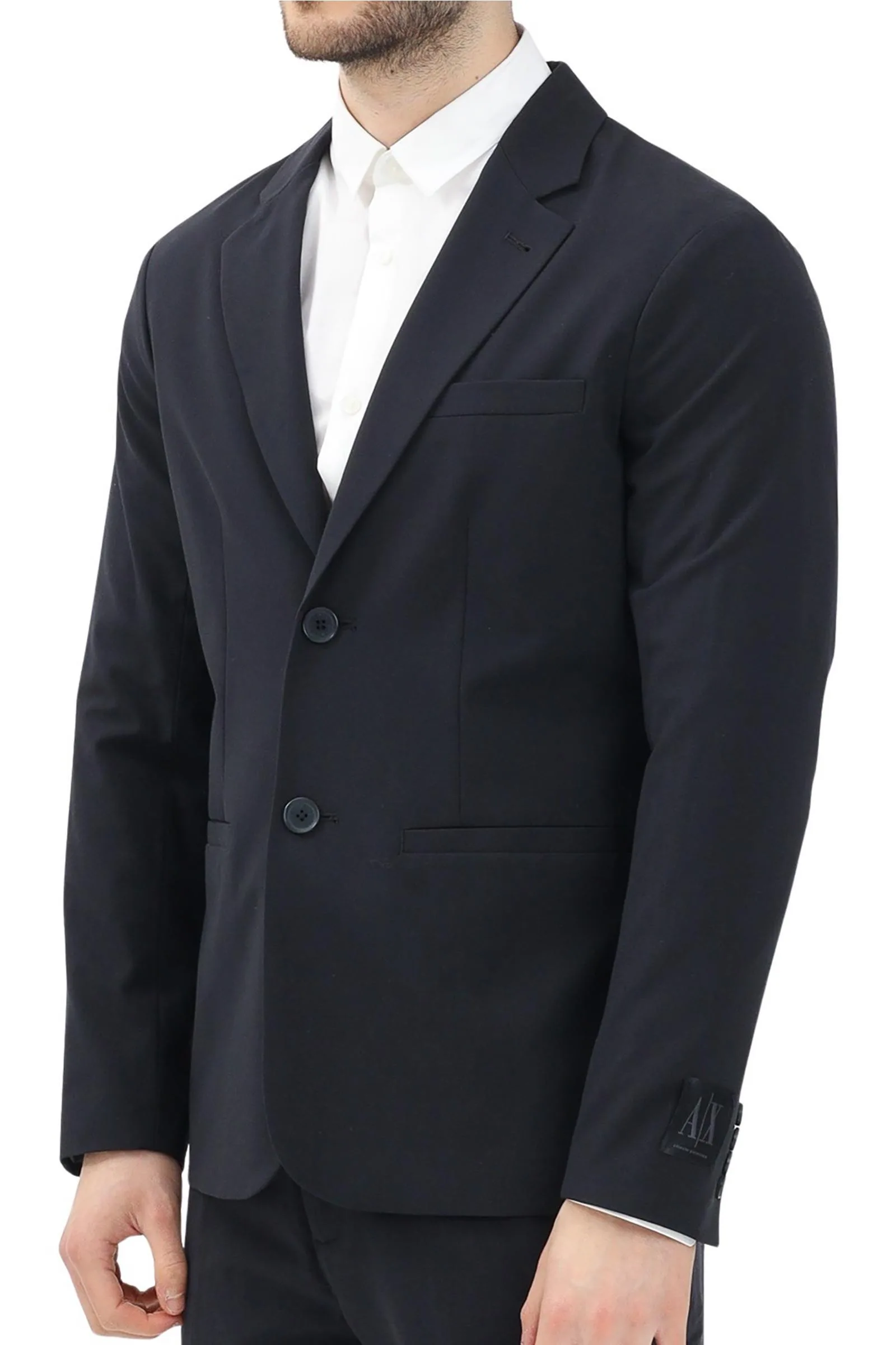 Blaue Blazerjacke