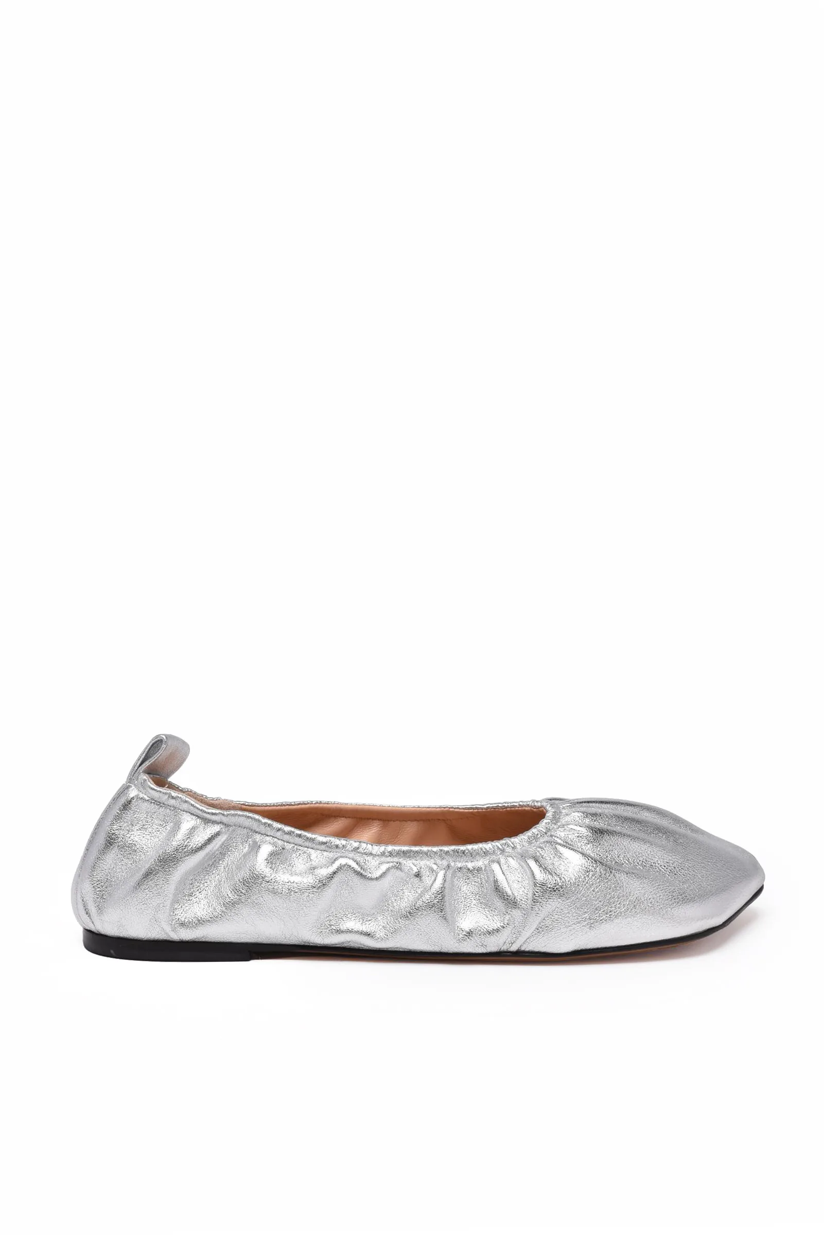 Silberne Ballerinas