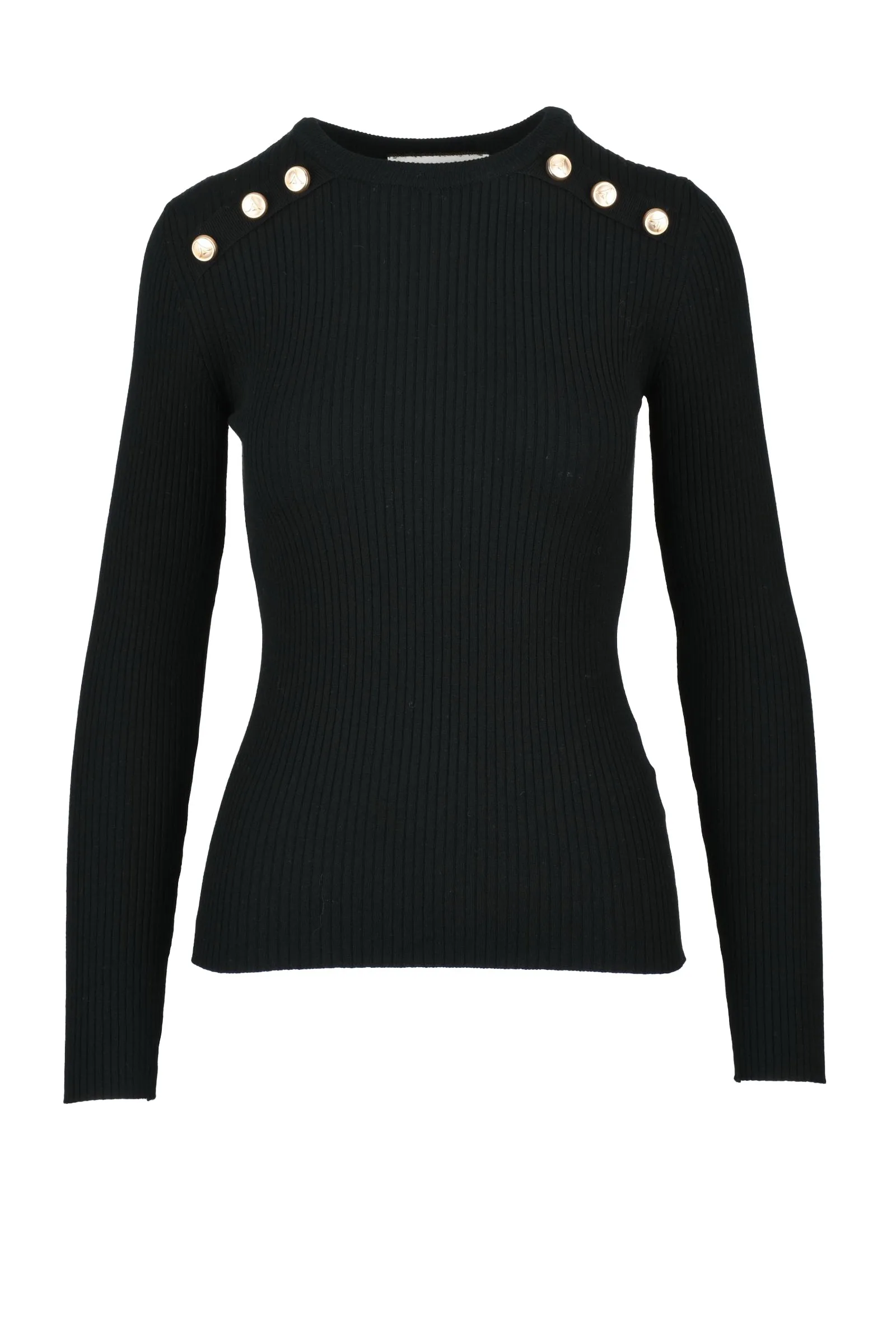 Maglia Sottogiacca Cannettata Nero