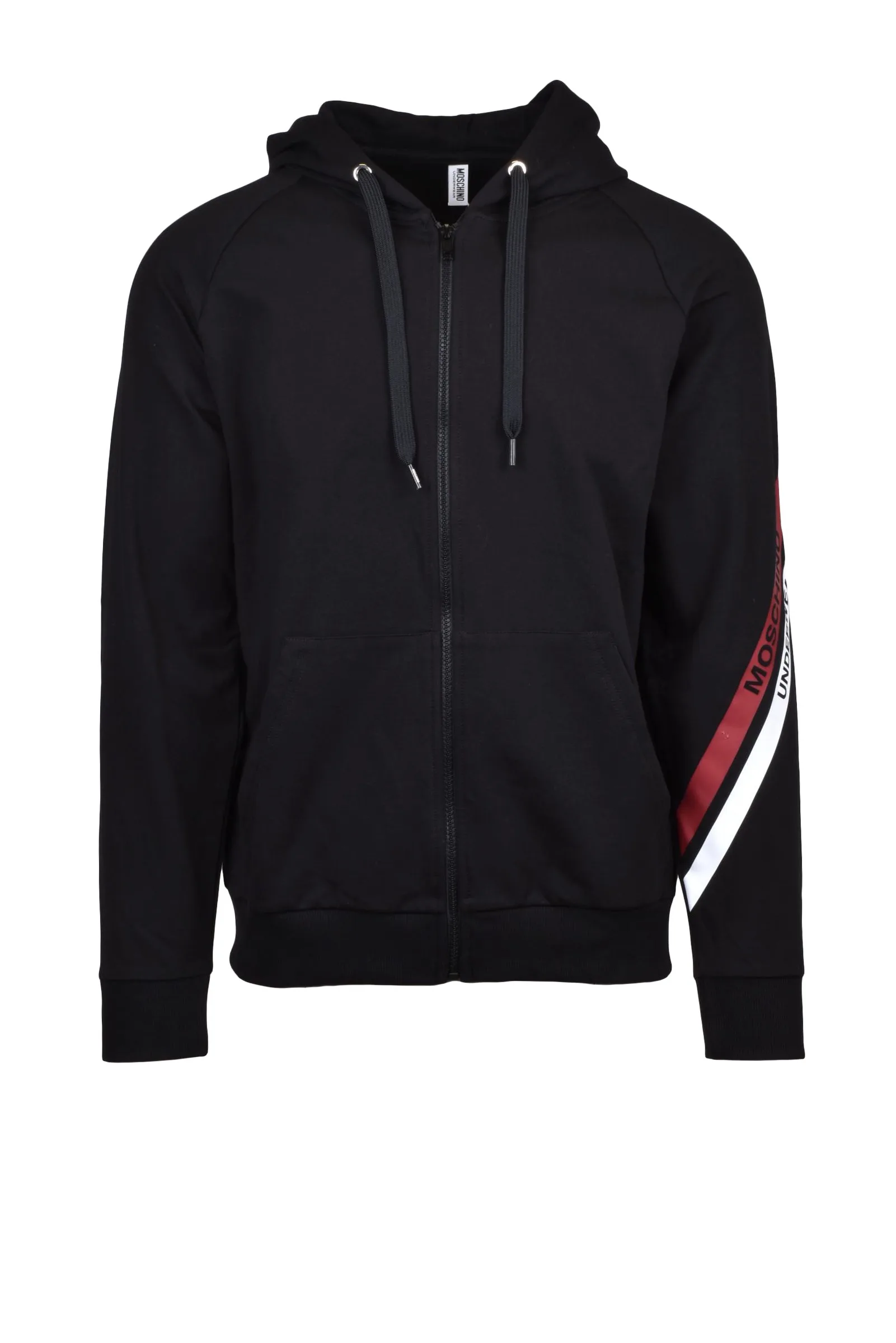Felpa con Zip Nero