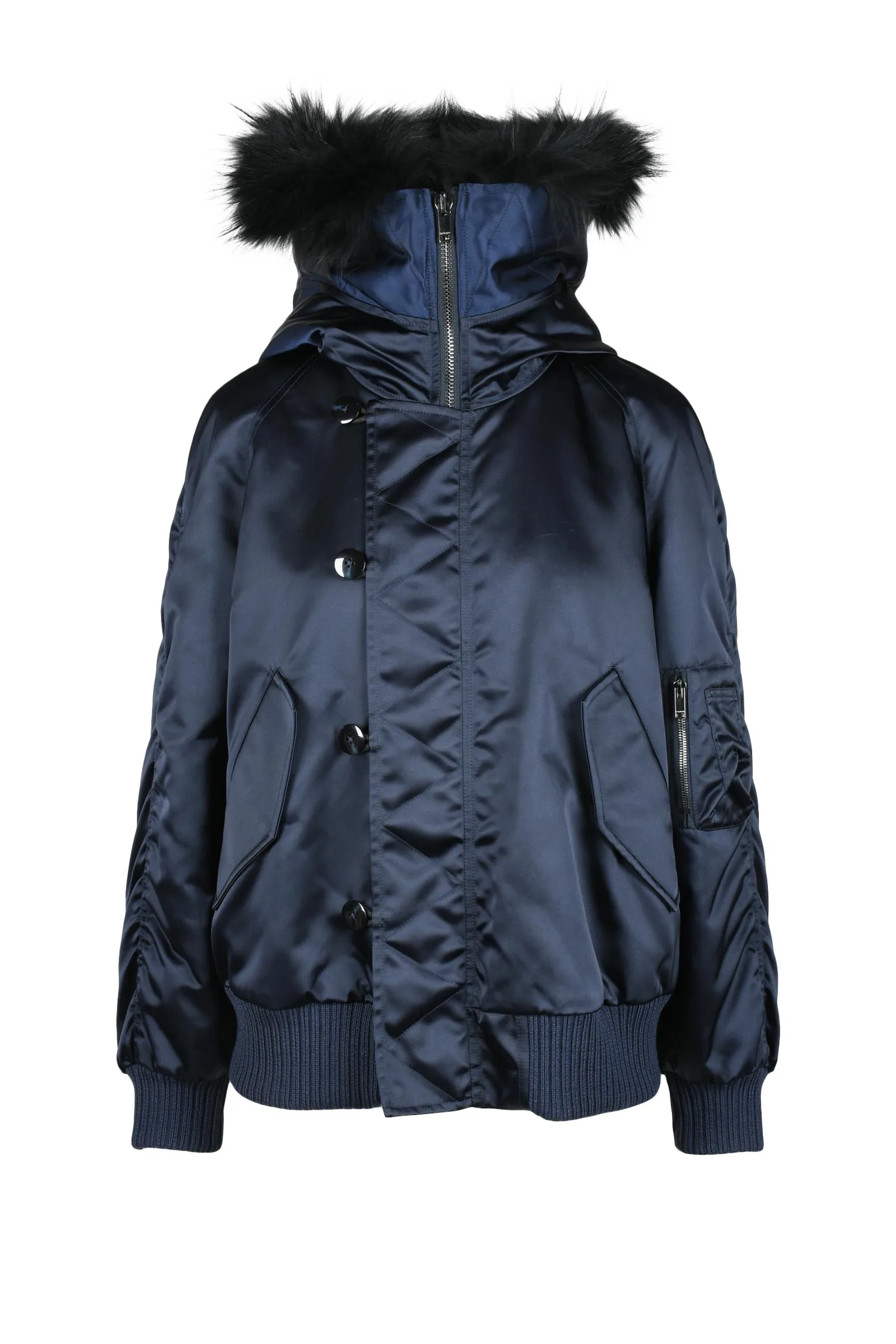 Giacca Bomber Imbottita Blu