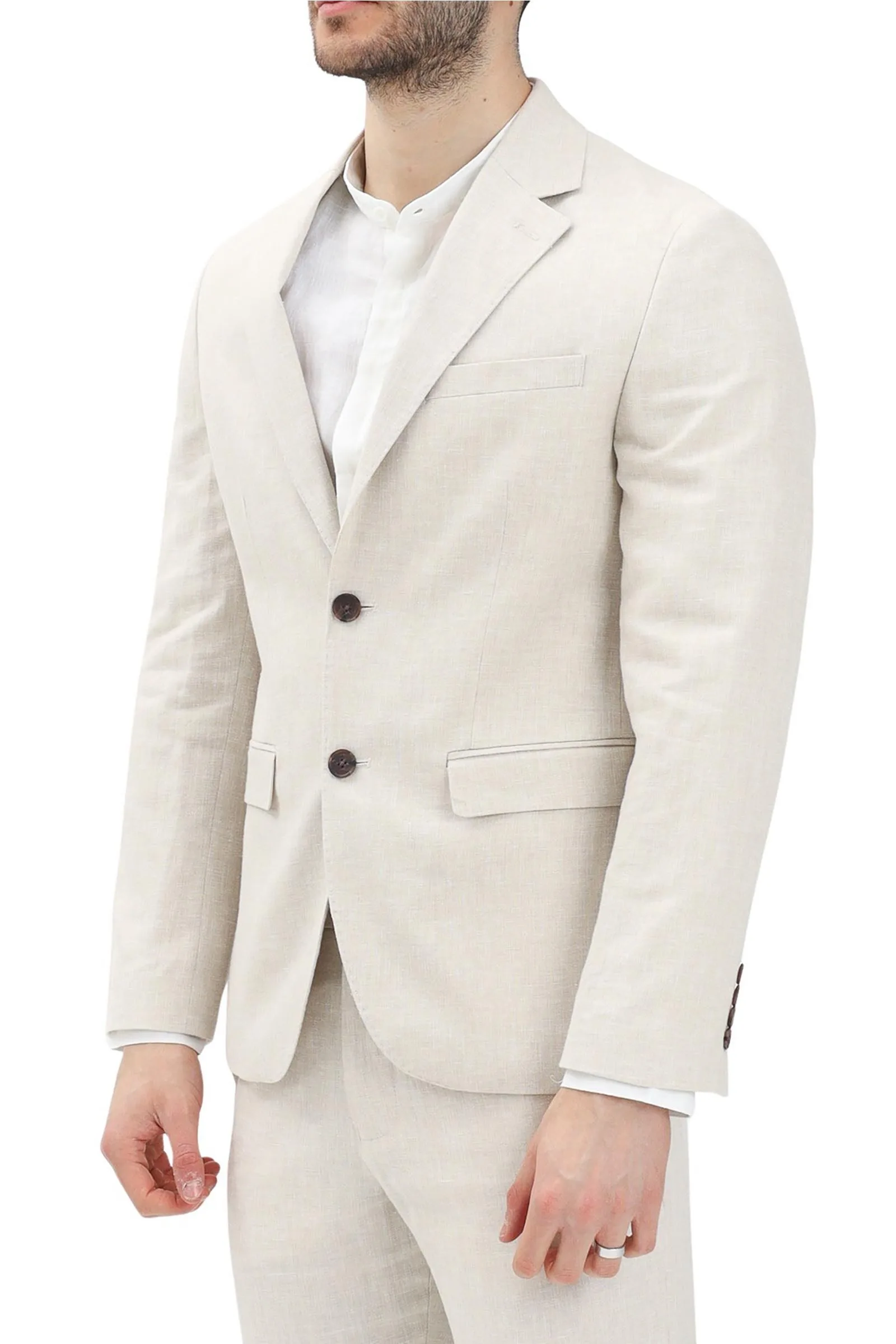 Giacca Stondata Beige