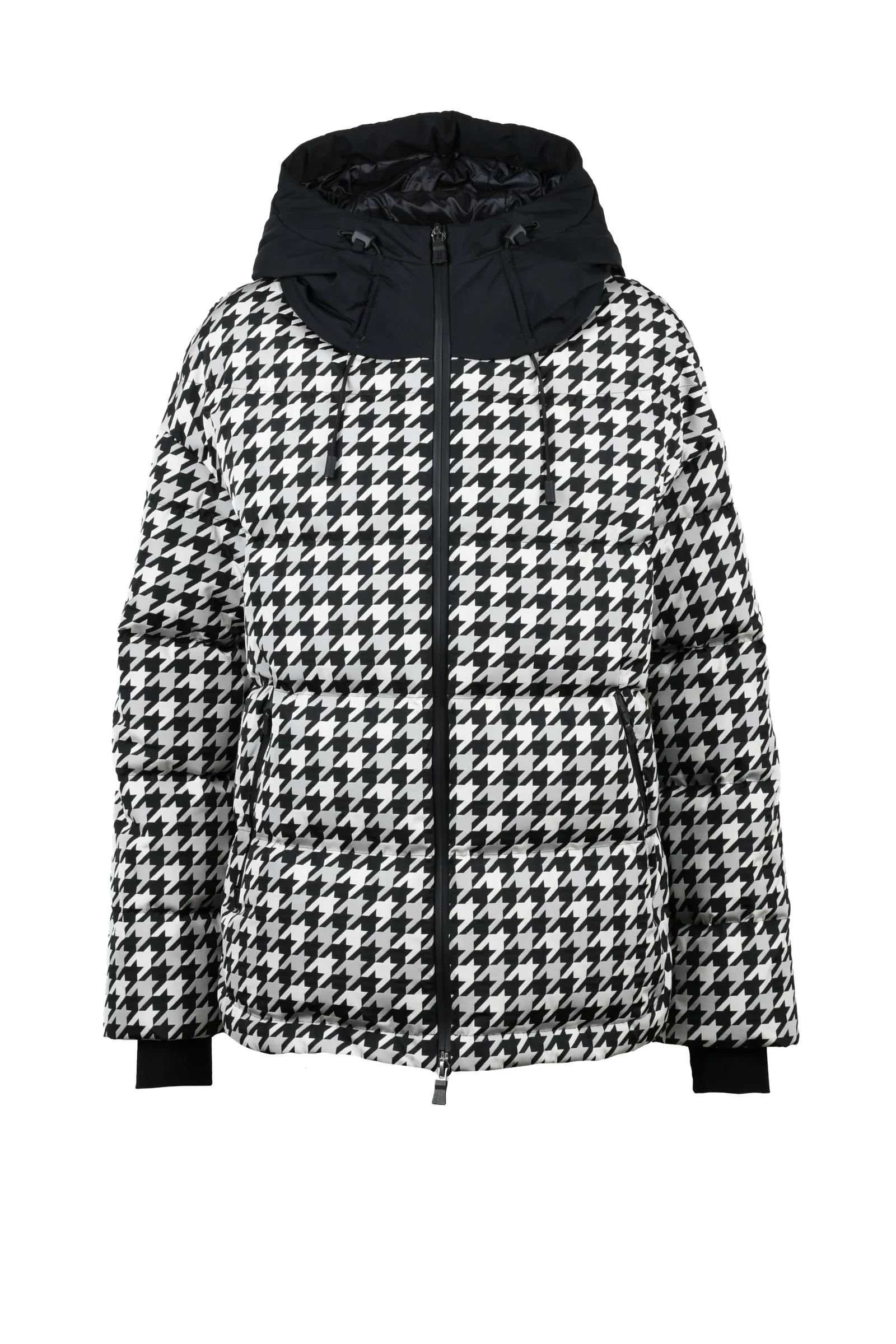 Weiße Daunenjacke