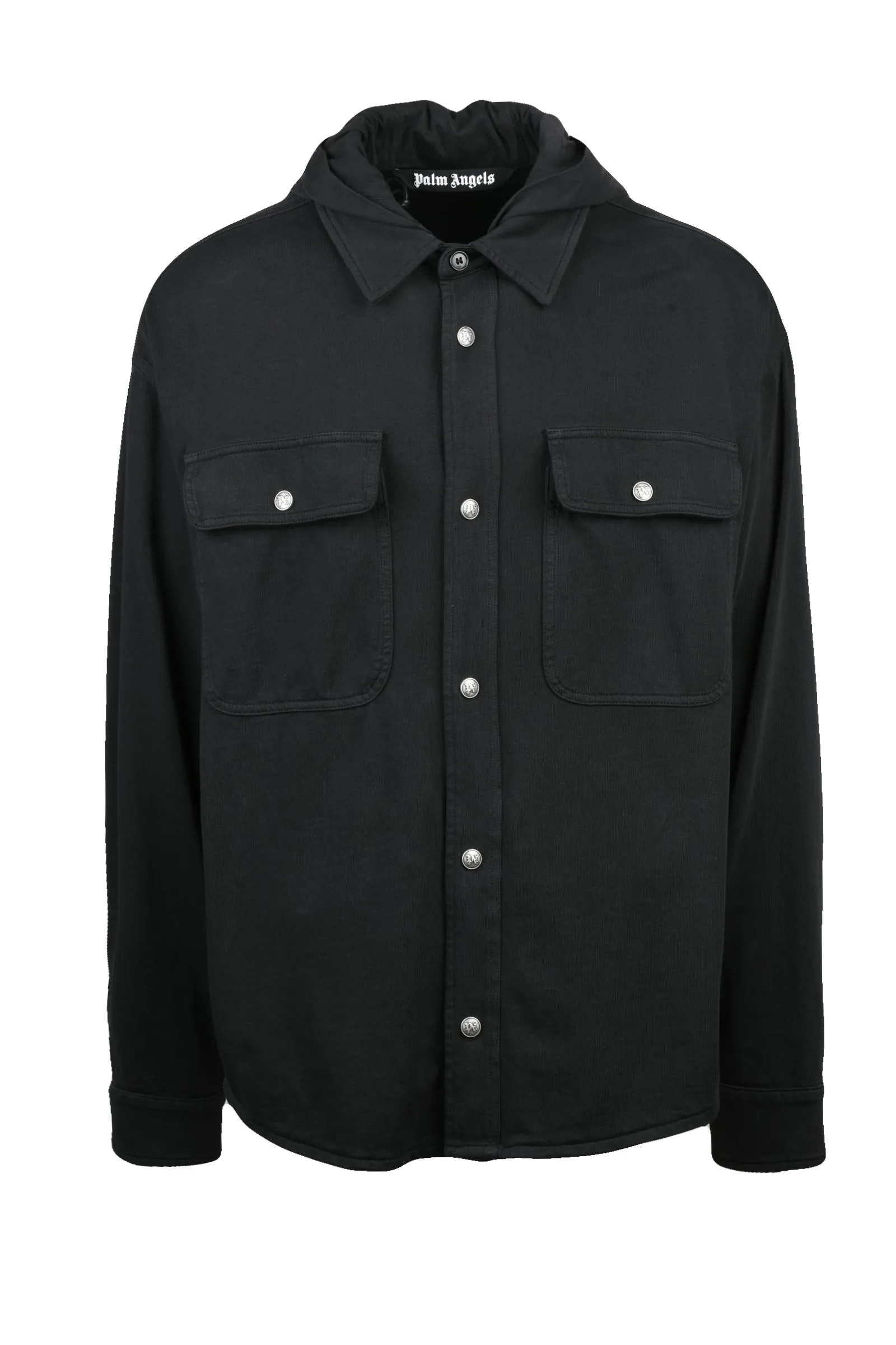 Schwarzes Hemd-Sweatshirt