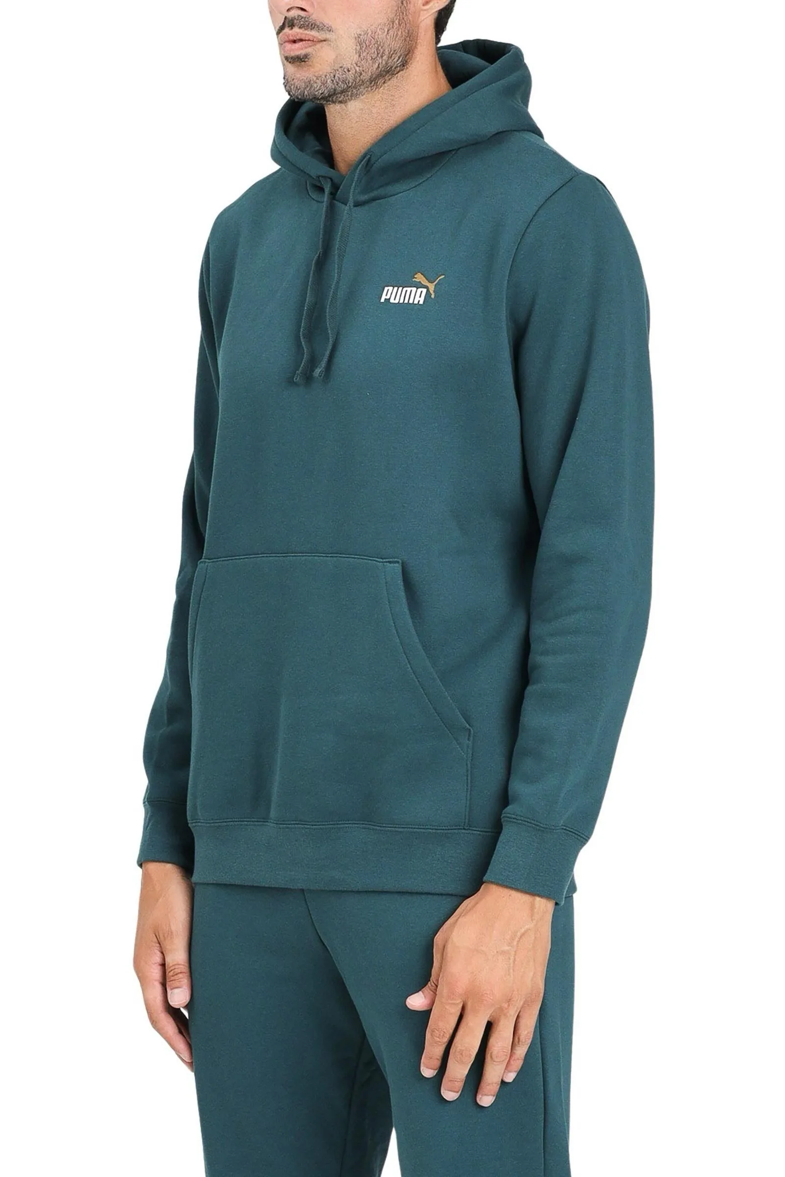 Grüner Kapuzenpullover