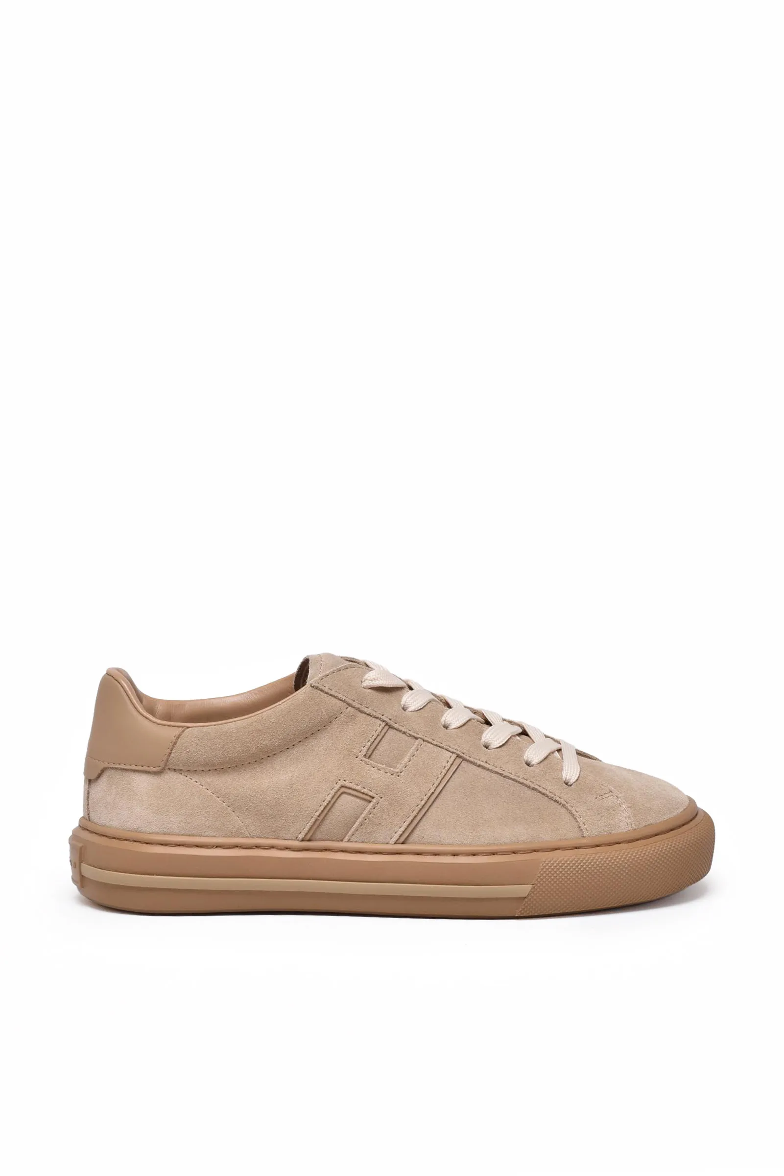 Beige Turnschuhe