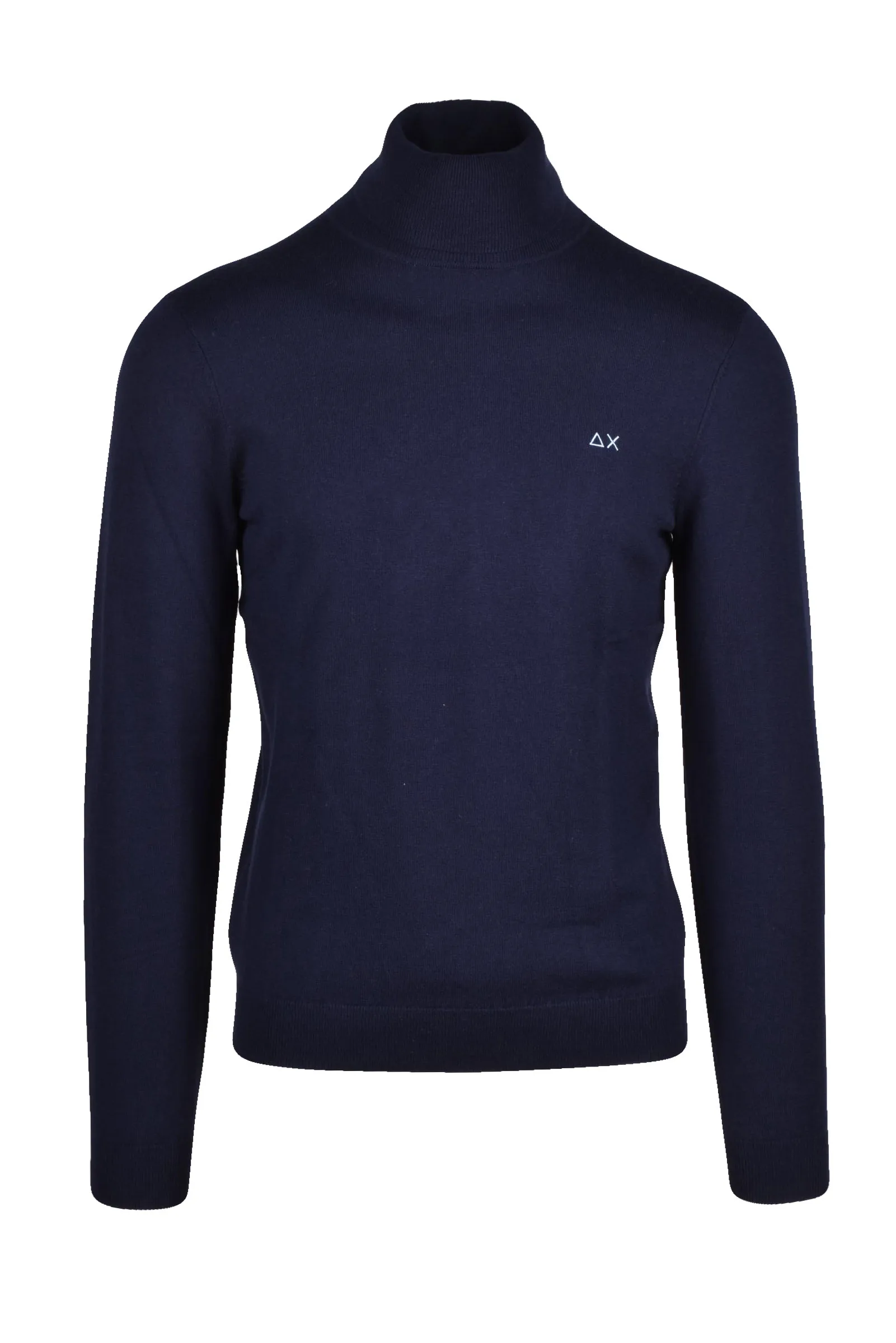 Mehrfarbiger Rollkragenpullover