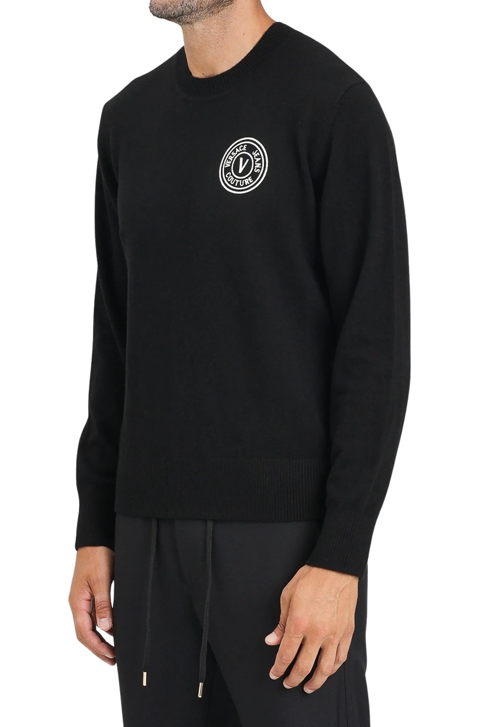 Schwarzes Pullover-Shirt