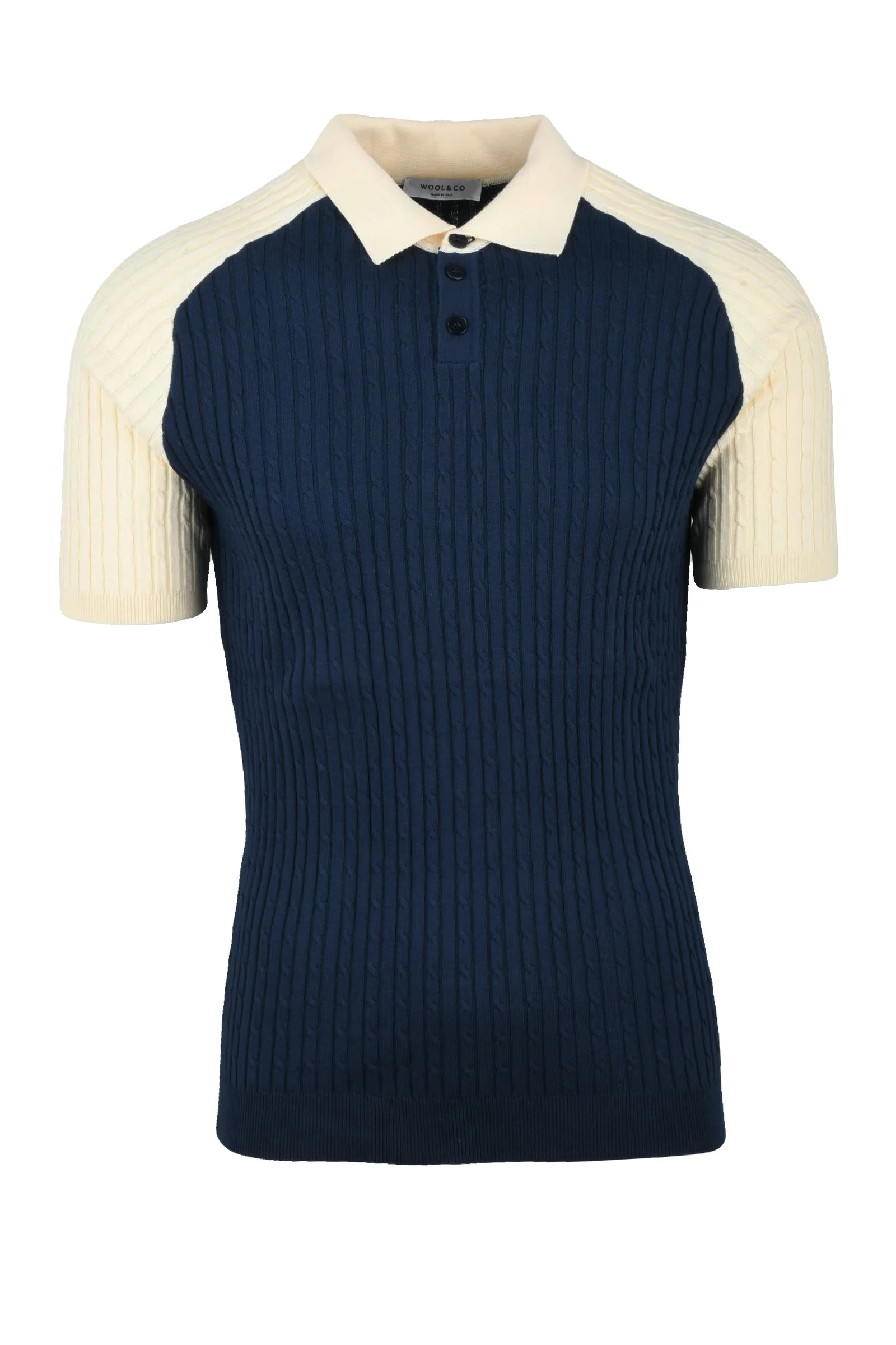 Wool & Co. Maglia Polo Bianco