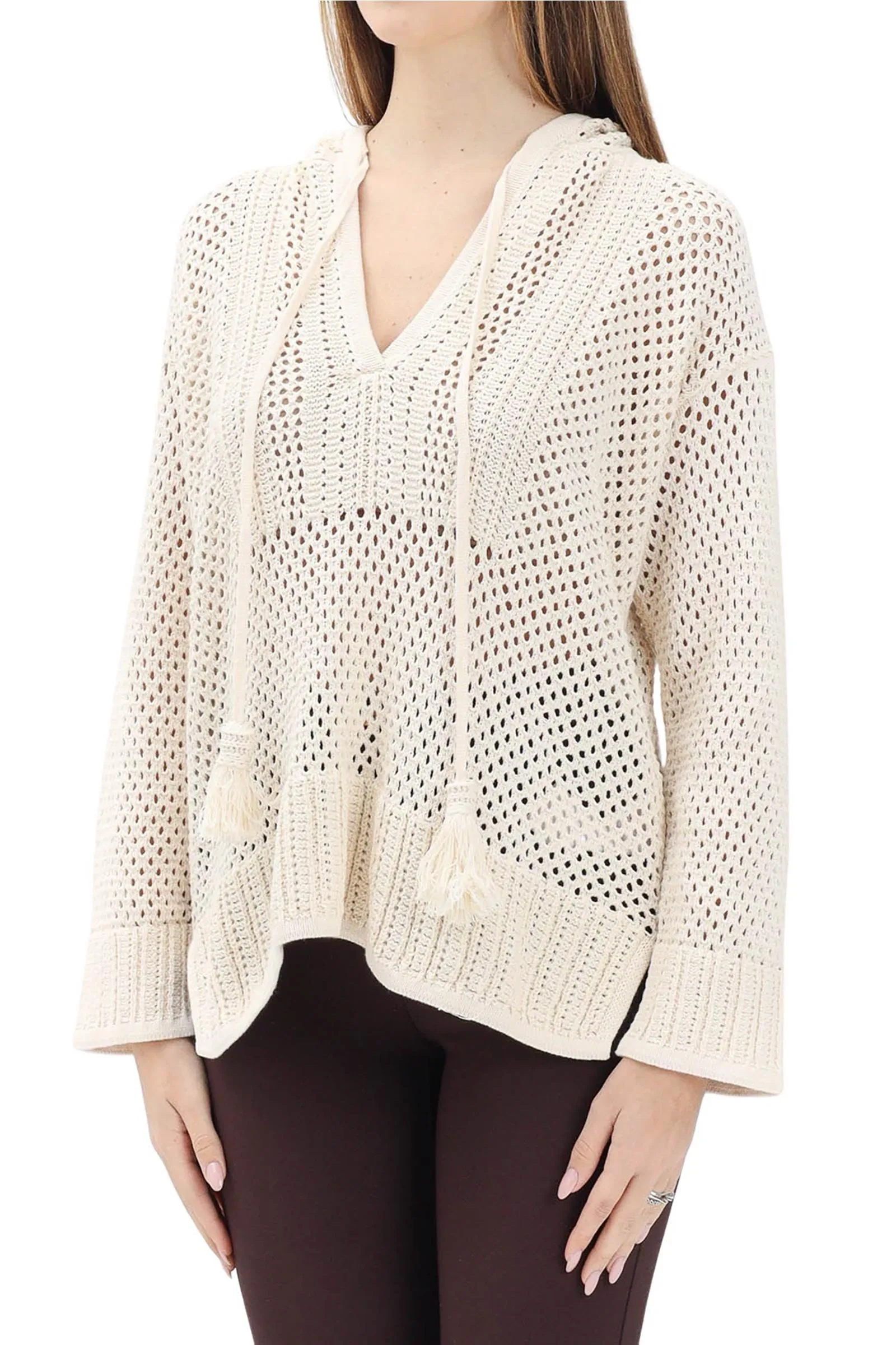 Maglia in Tricot Bianco