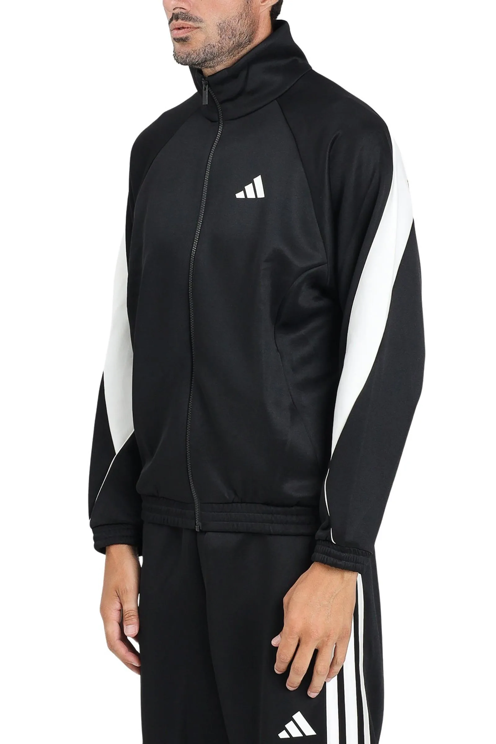 Schwarzes Sweatshirt mit Reißverschluss
