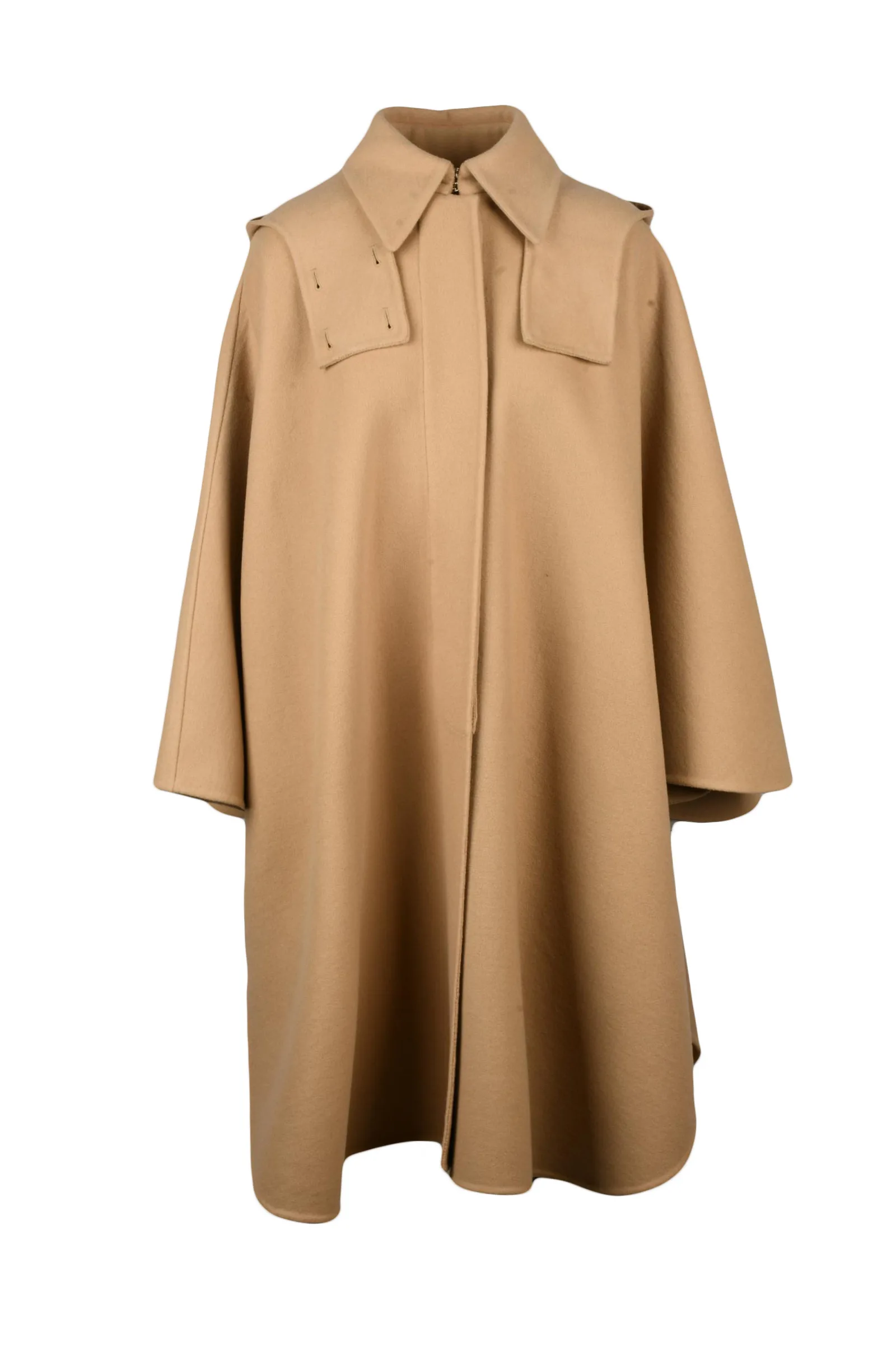 Chloé Brauner Cape-Mantel