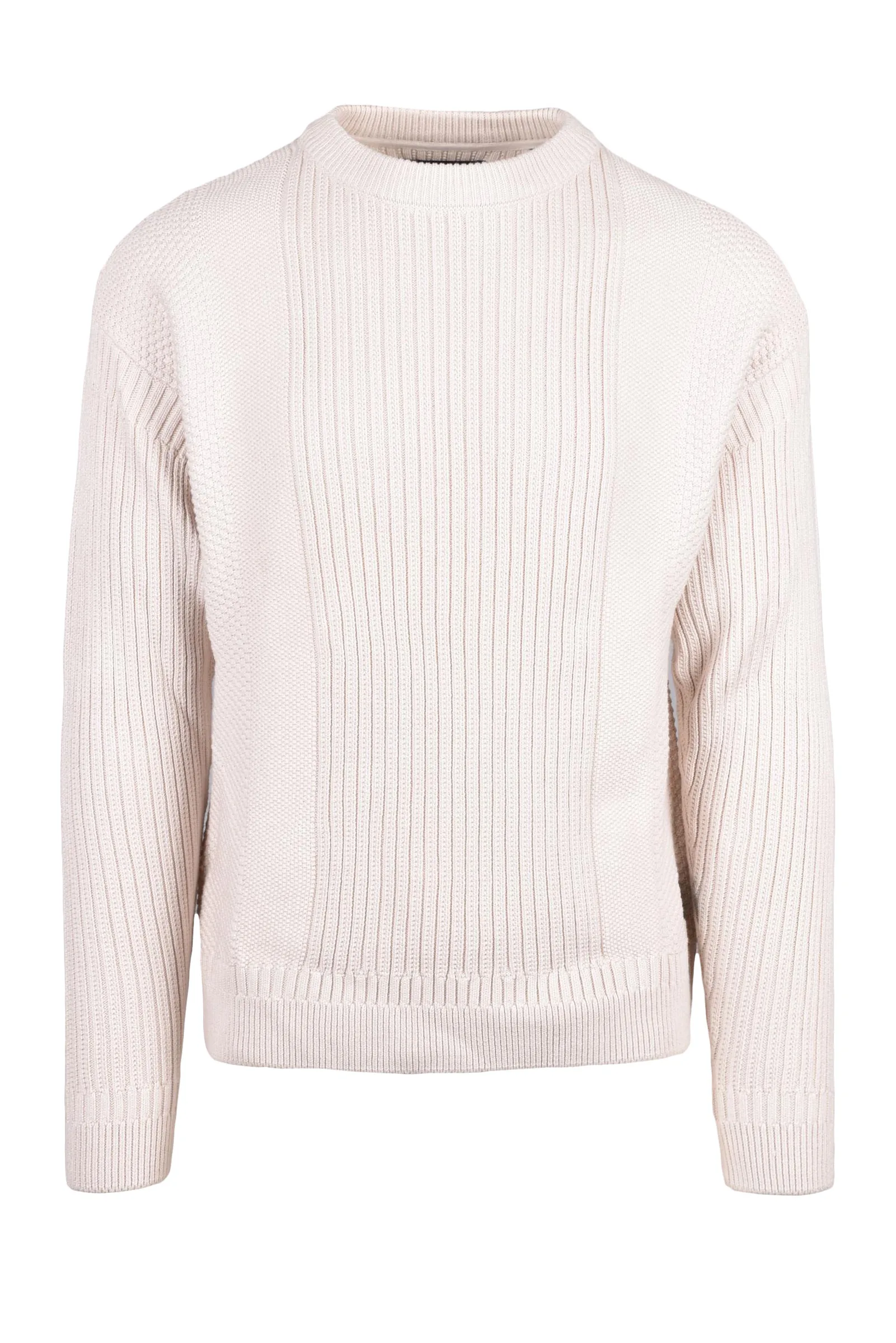 Weißer Pullover