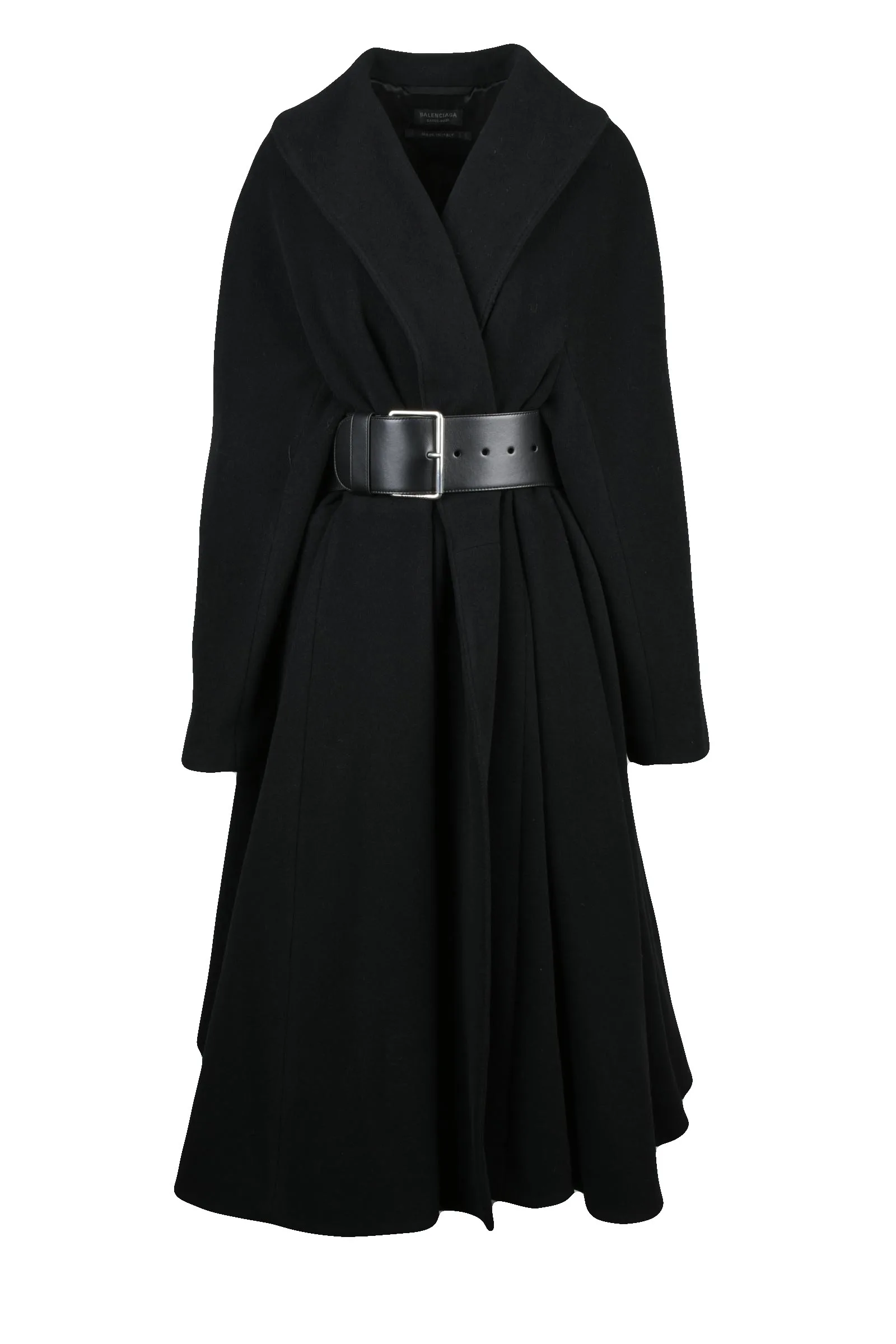 Schwarzer Mantel von Balenciaga