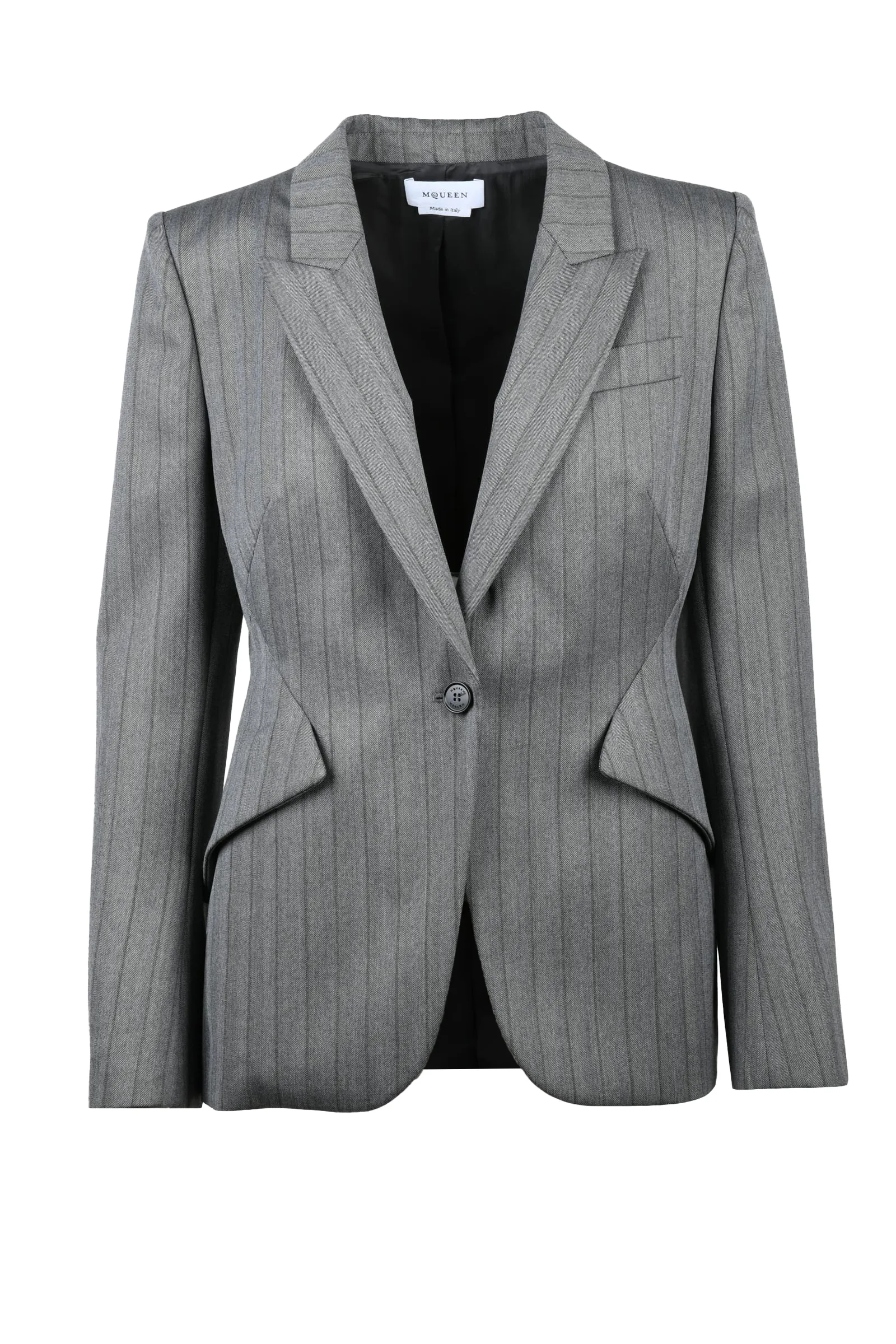 Graue Jacke