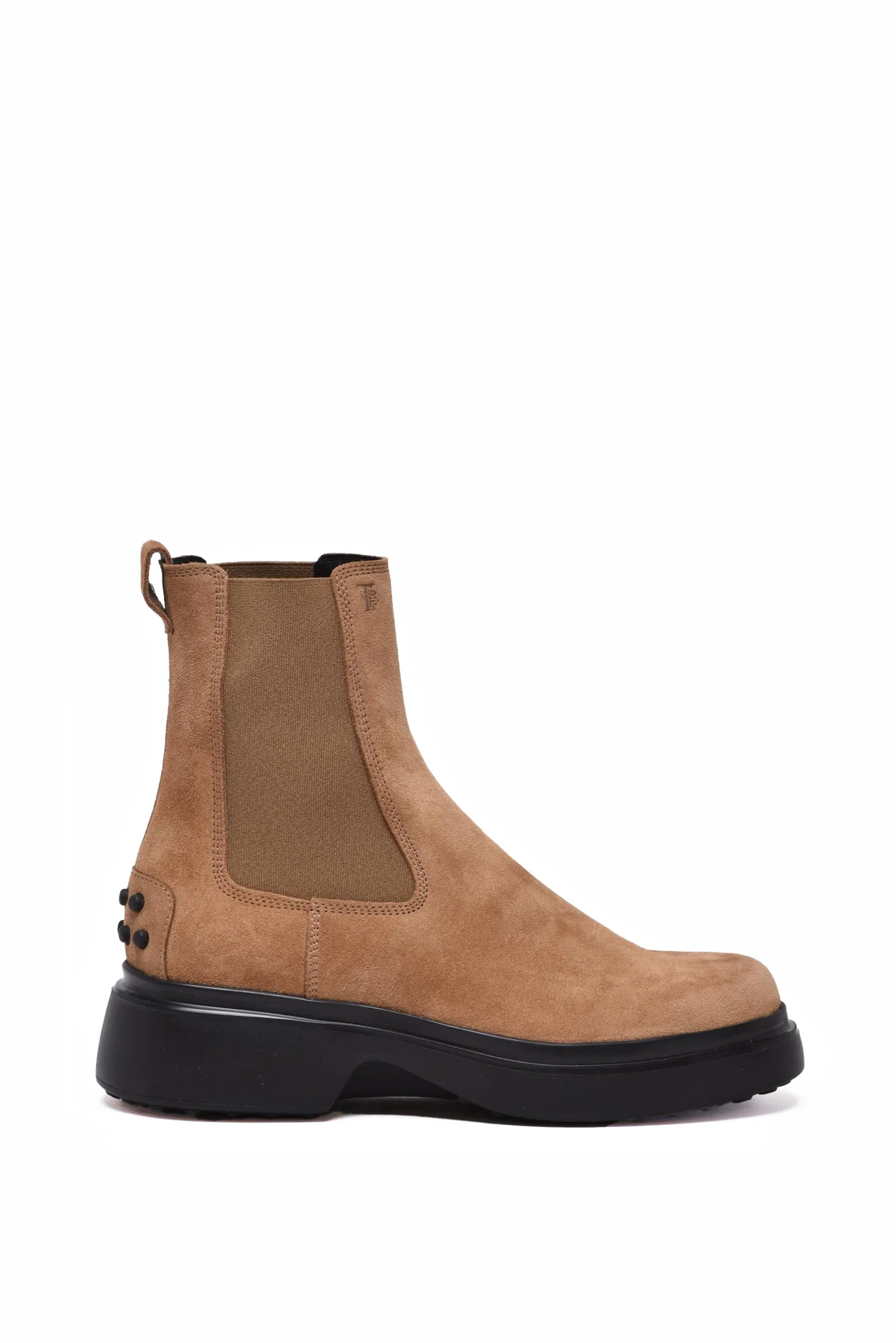 Beige Stiefeletten