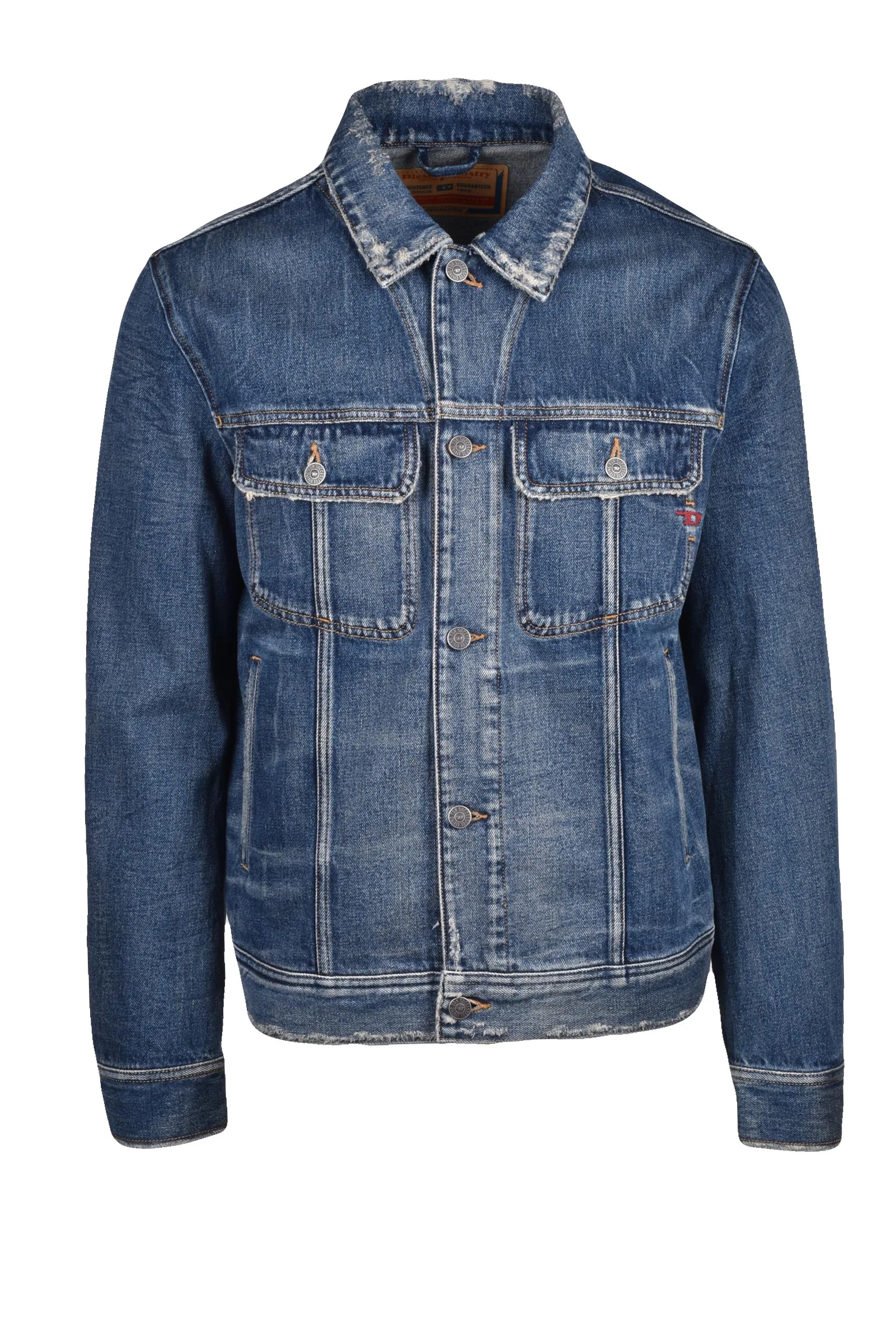 Giubbotto Denim Blu