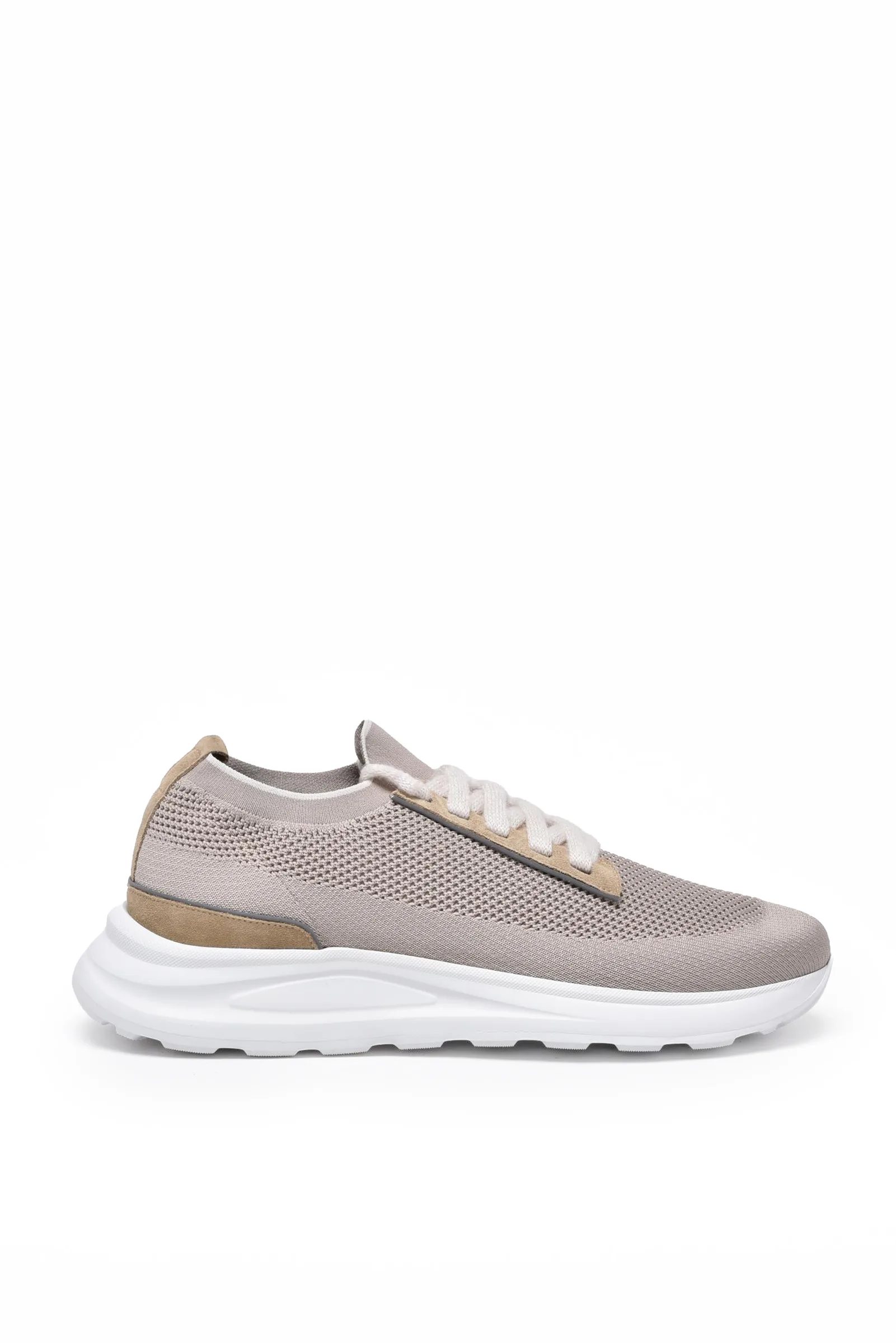 Beige Turnschuhe