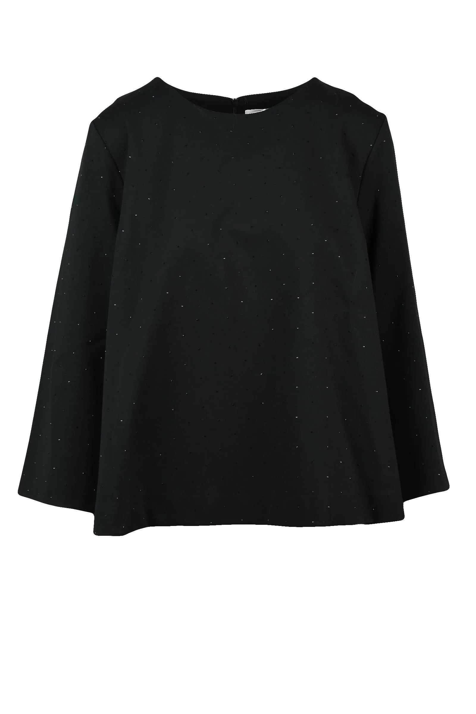 Blusa con Paillettes Nero