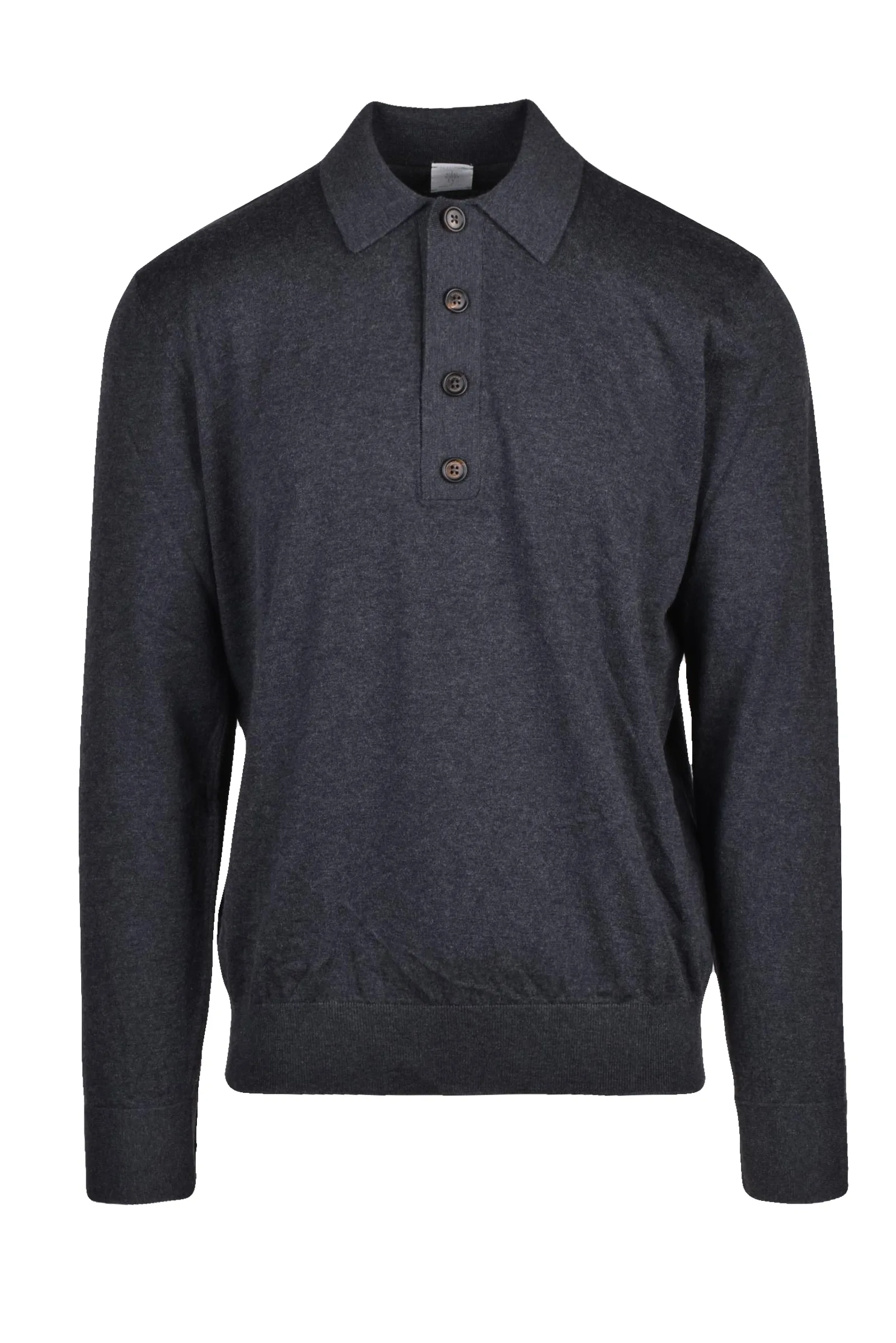 Graues Strickpolo