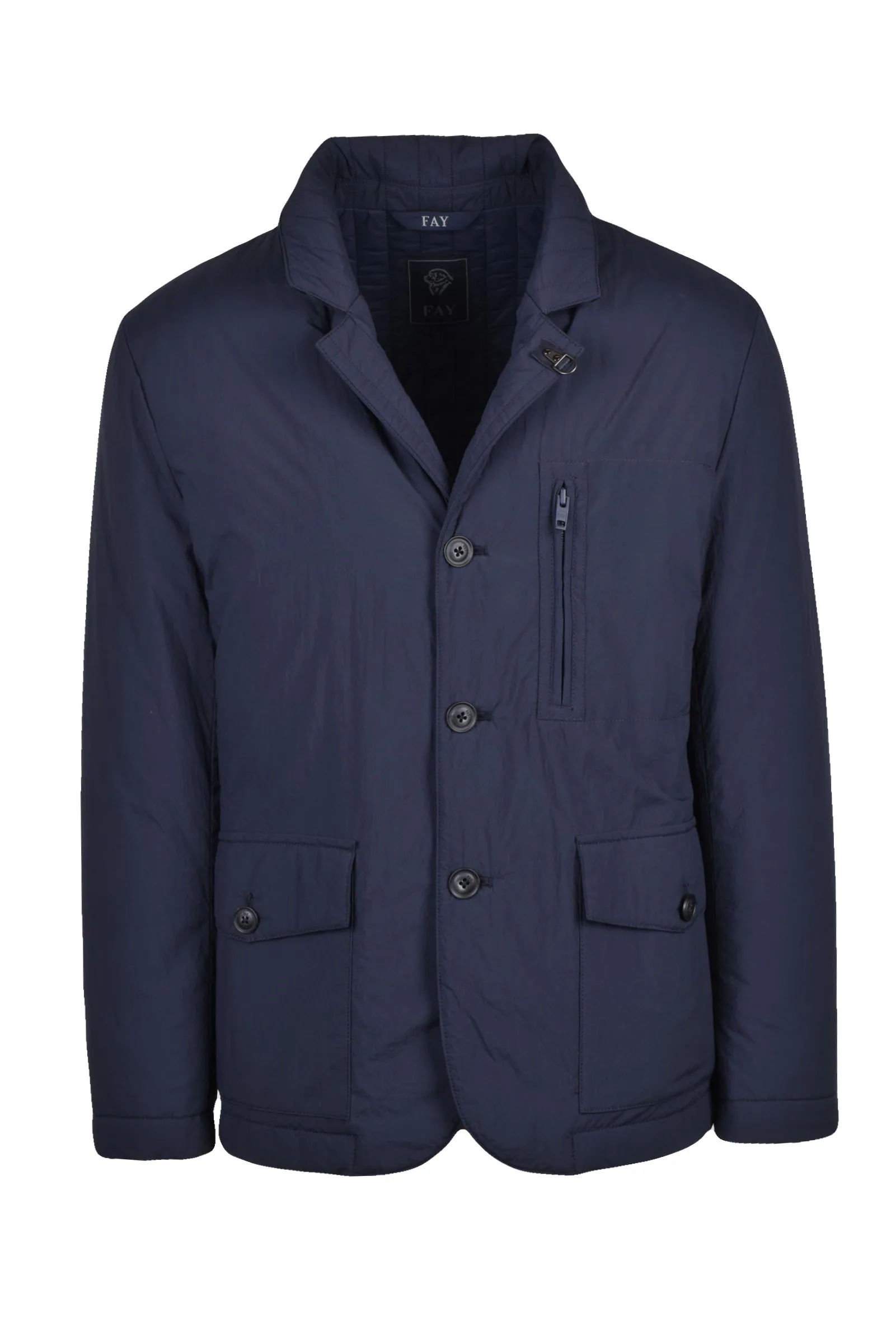 Blaue Jacke