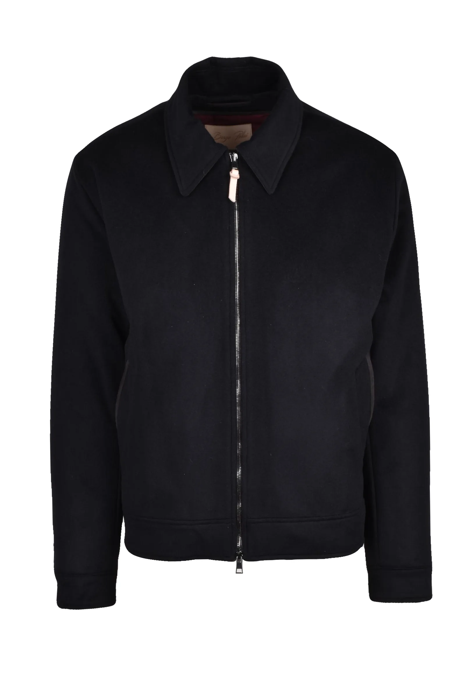 Schwarze Stoffjacke