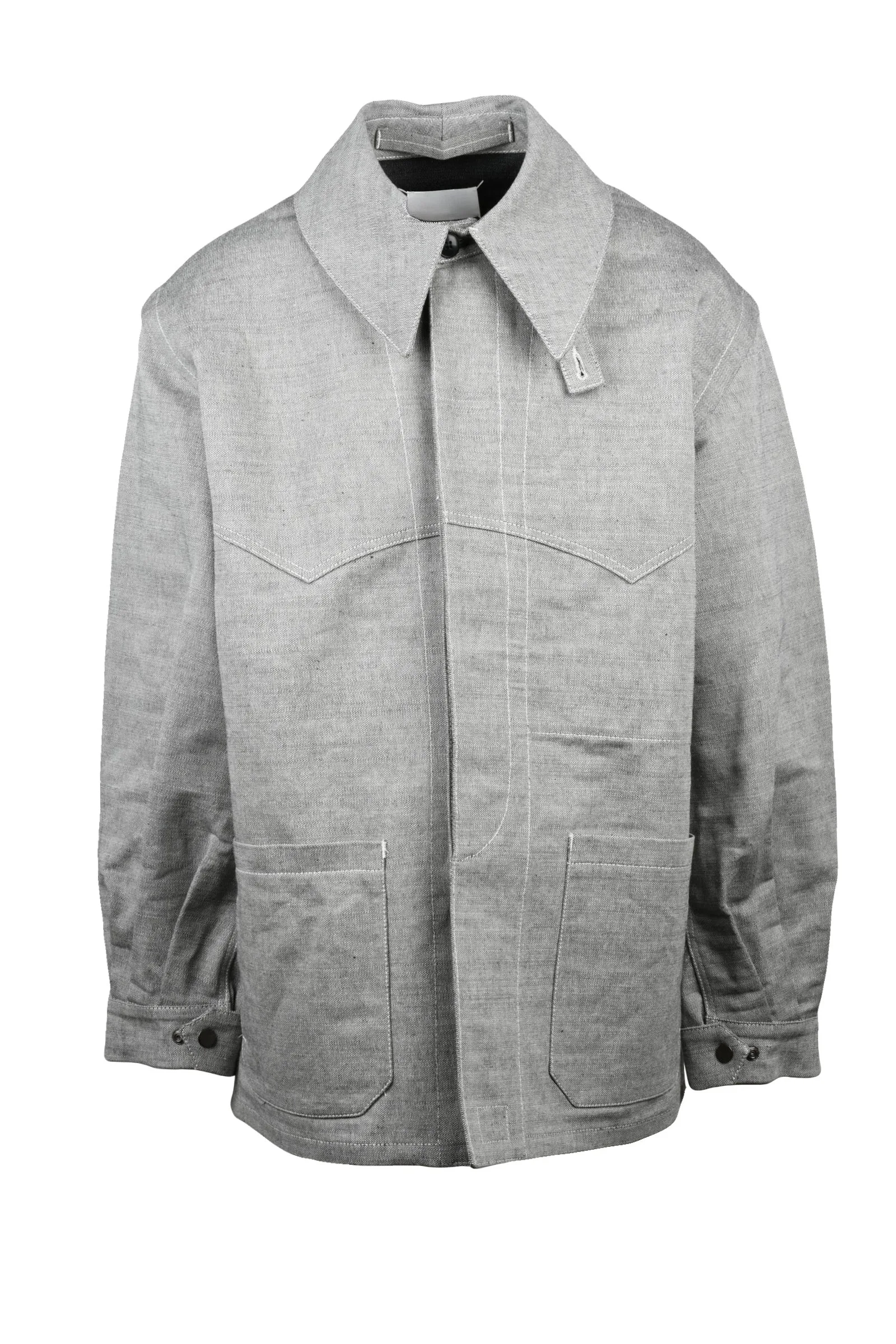 Graue Jacke